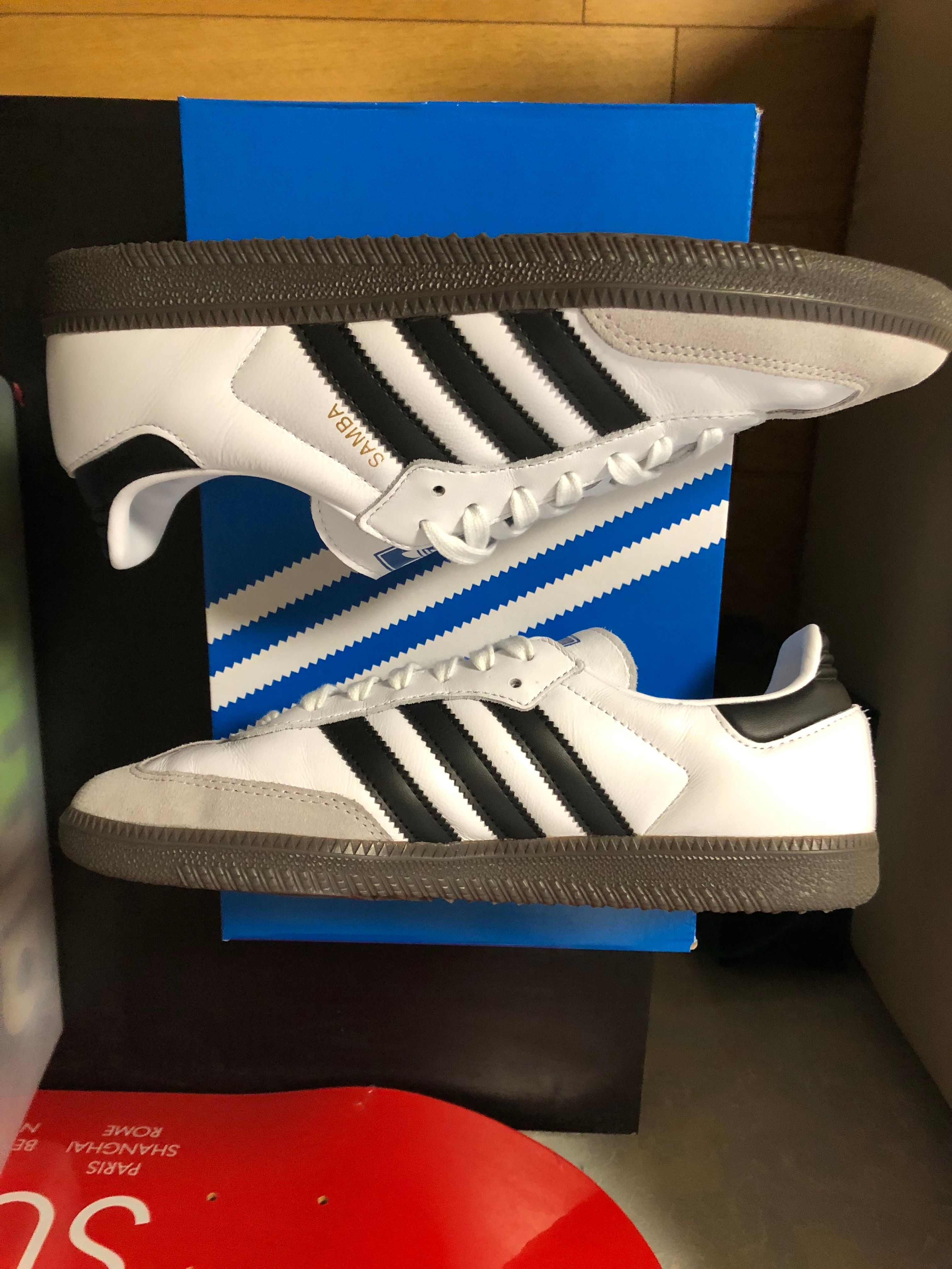 adidas Samba OG "Cloud White/Core Black/Clear Granite"