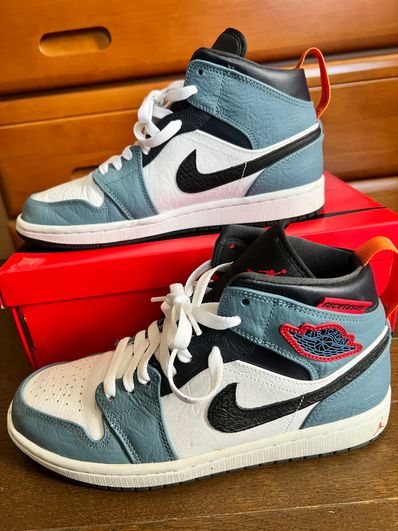 FACETASM × Nike Air Jordan 1 Mid "White/Navy"