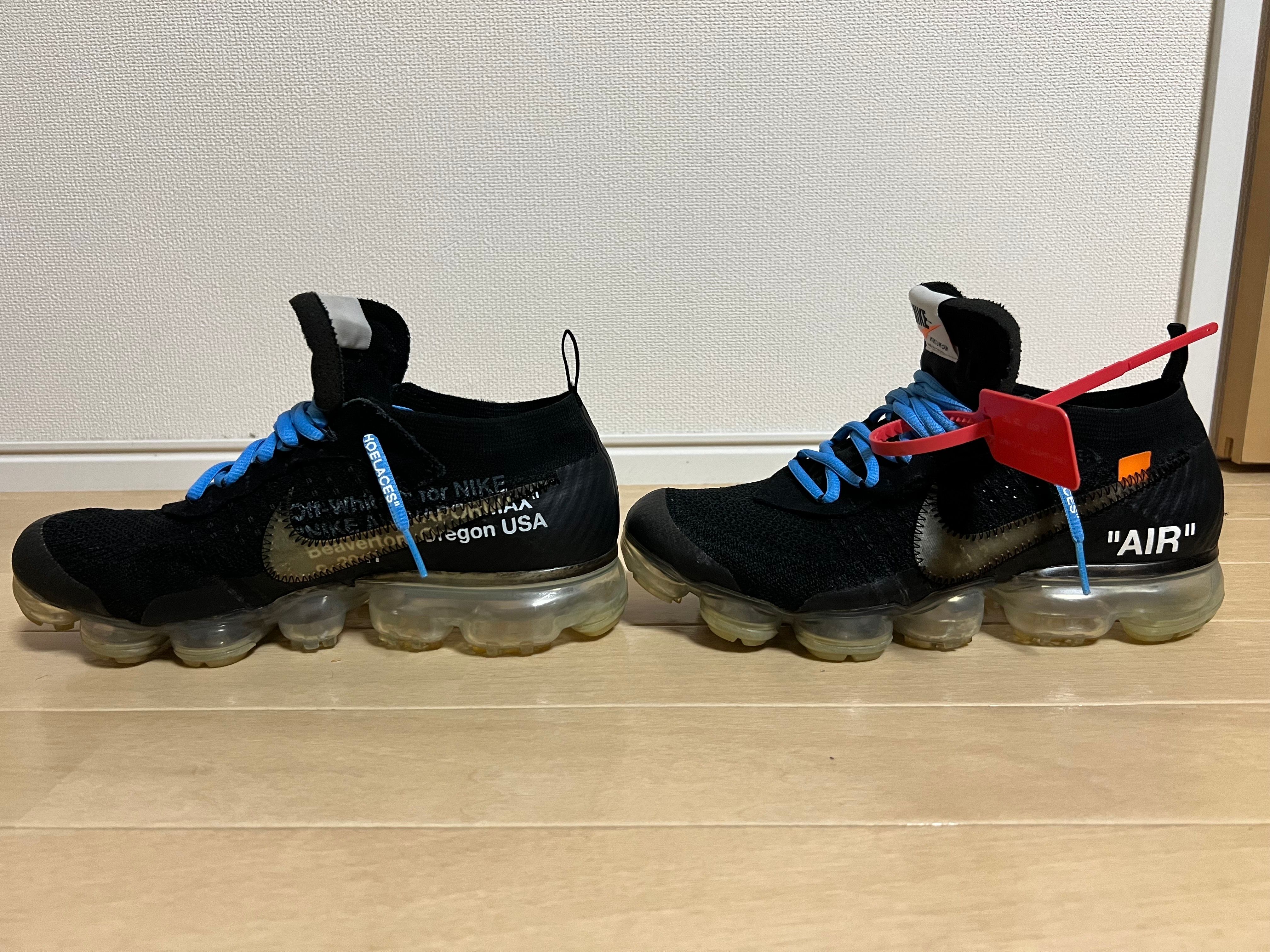 Off-White × Nike Air Vapormax "Black/Total Orange/Clear"