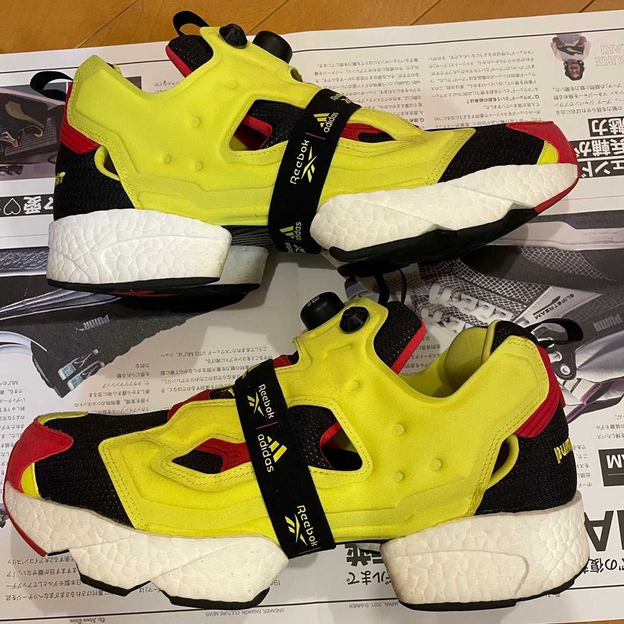 ADIDAS × REEBOK INSTAPUMP FURY BOOST OG "YELLOW/RED"