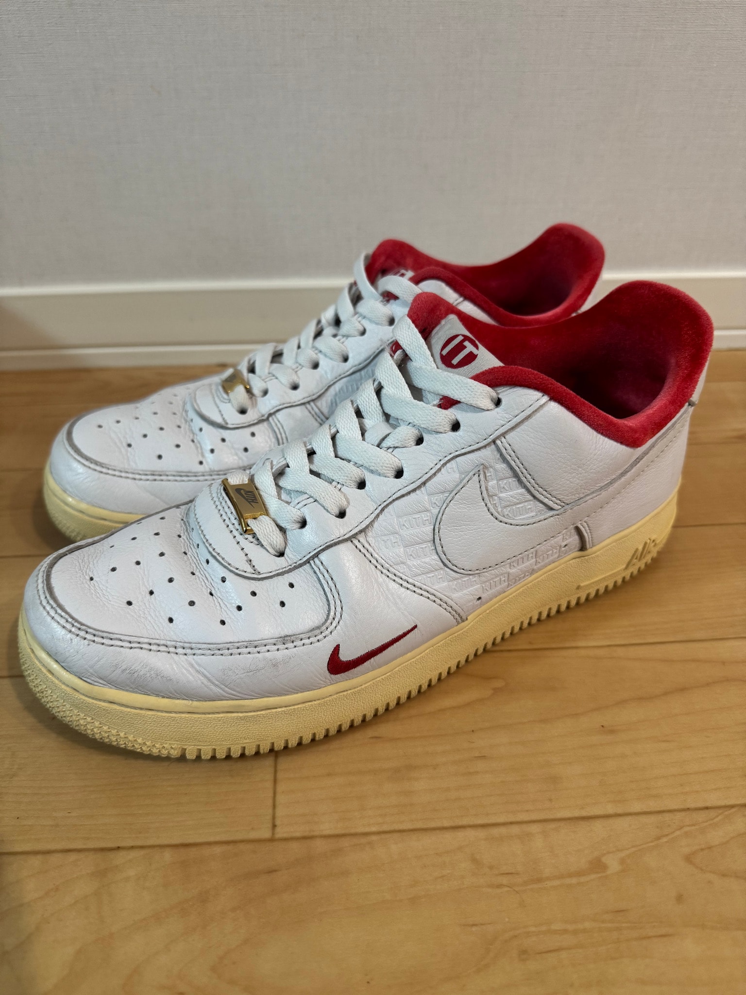 KITH × Nike Air Force 1 Low "White/Red"