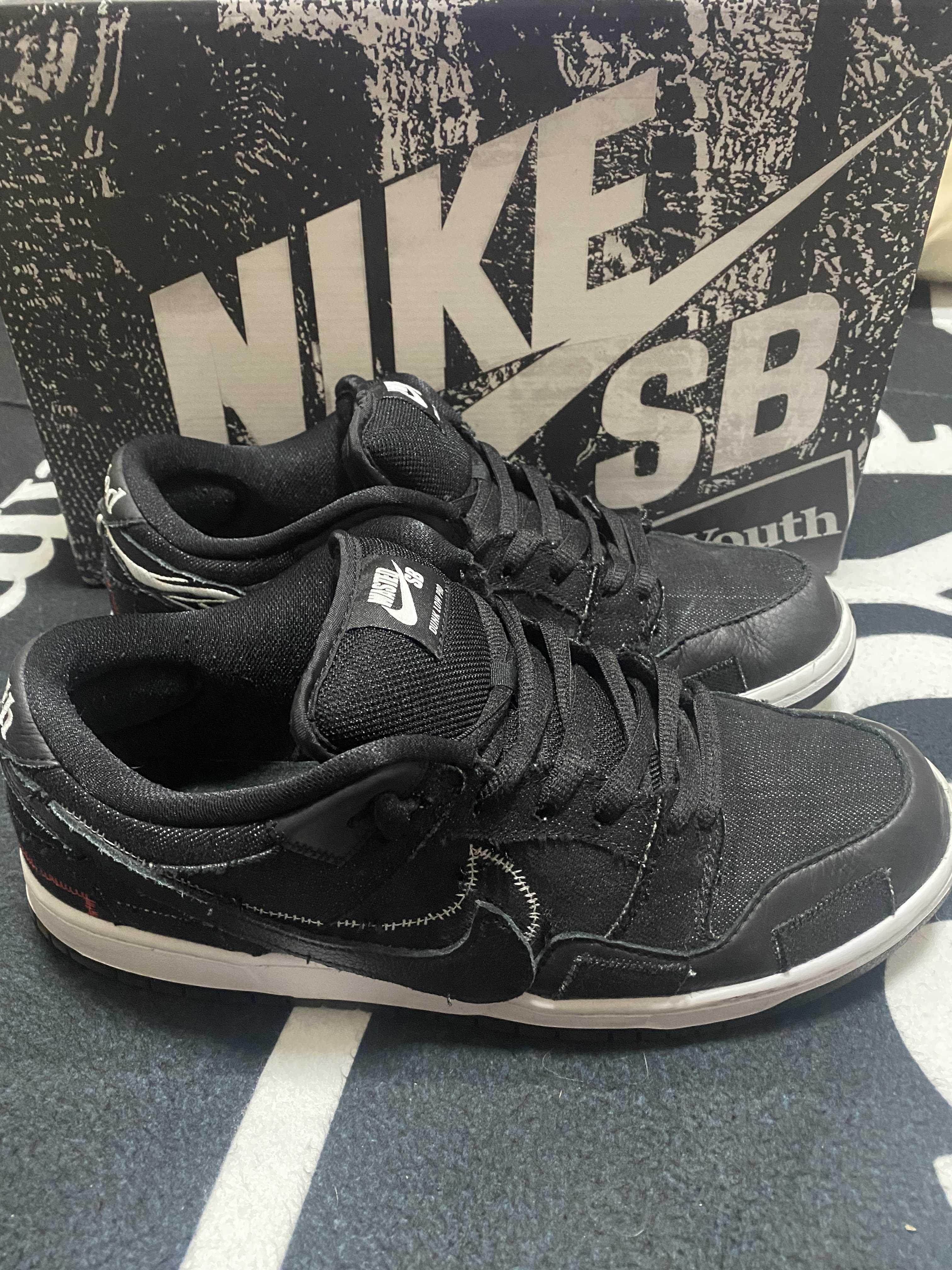 Wasted Youth × Nike SB Dunk Low "Black Denim"(Special Box) / VERDY