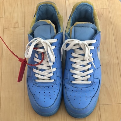 Off-White × Nike Air Force 1 Low "MCA University Blue"