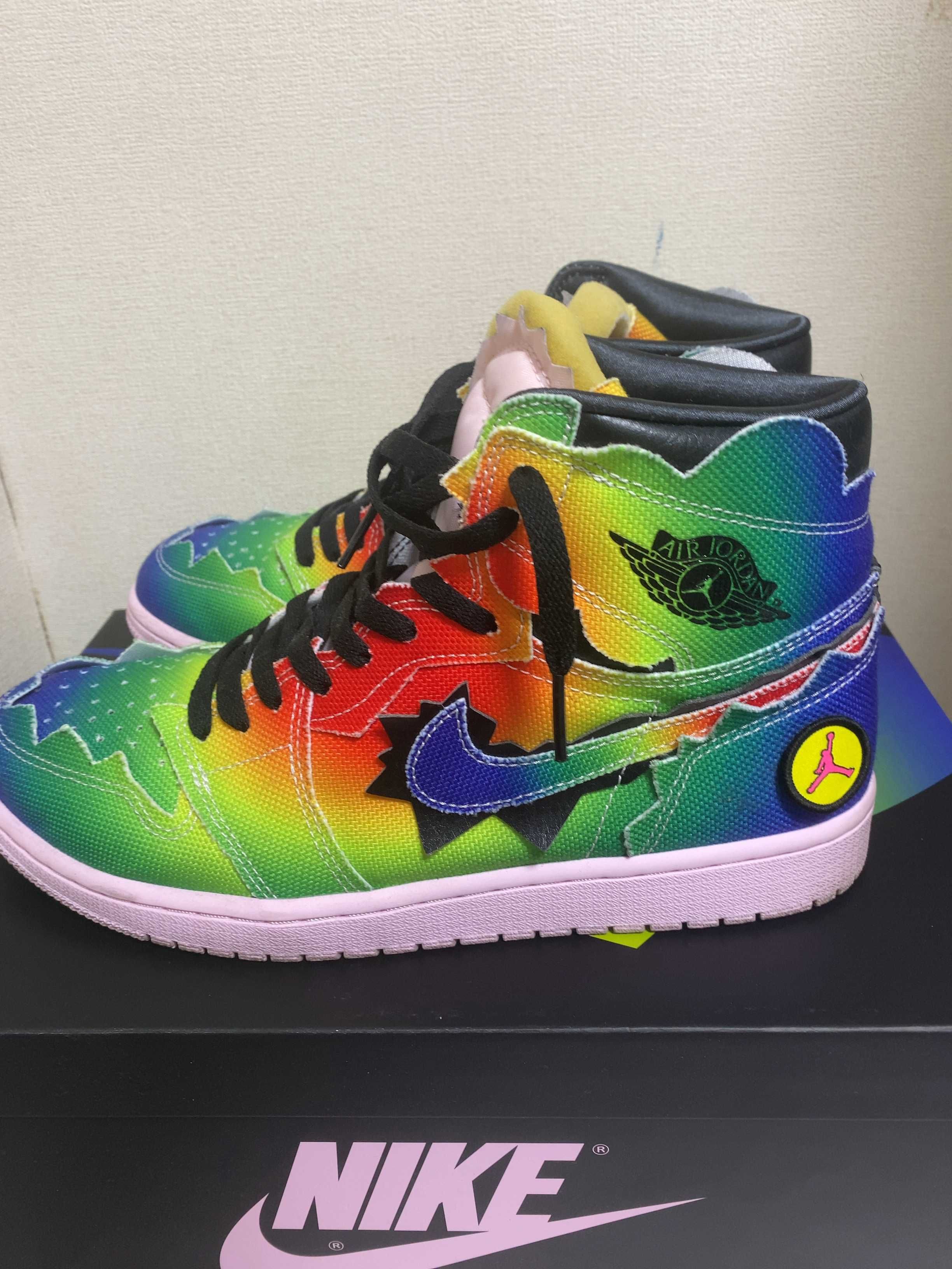 J Balvin × Nike Air Jordan 1 High OG "Rainbow"
