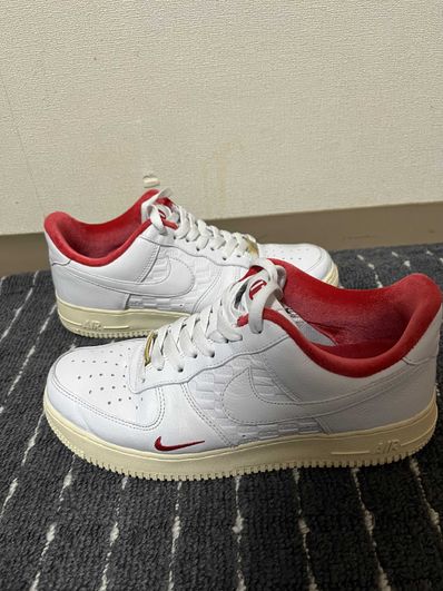 KITH × Nike Air Force 1 Low "White/Red"
