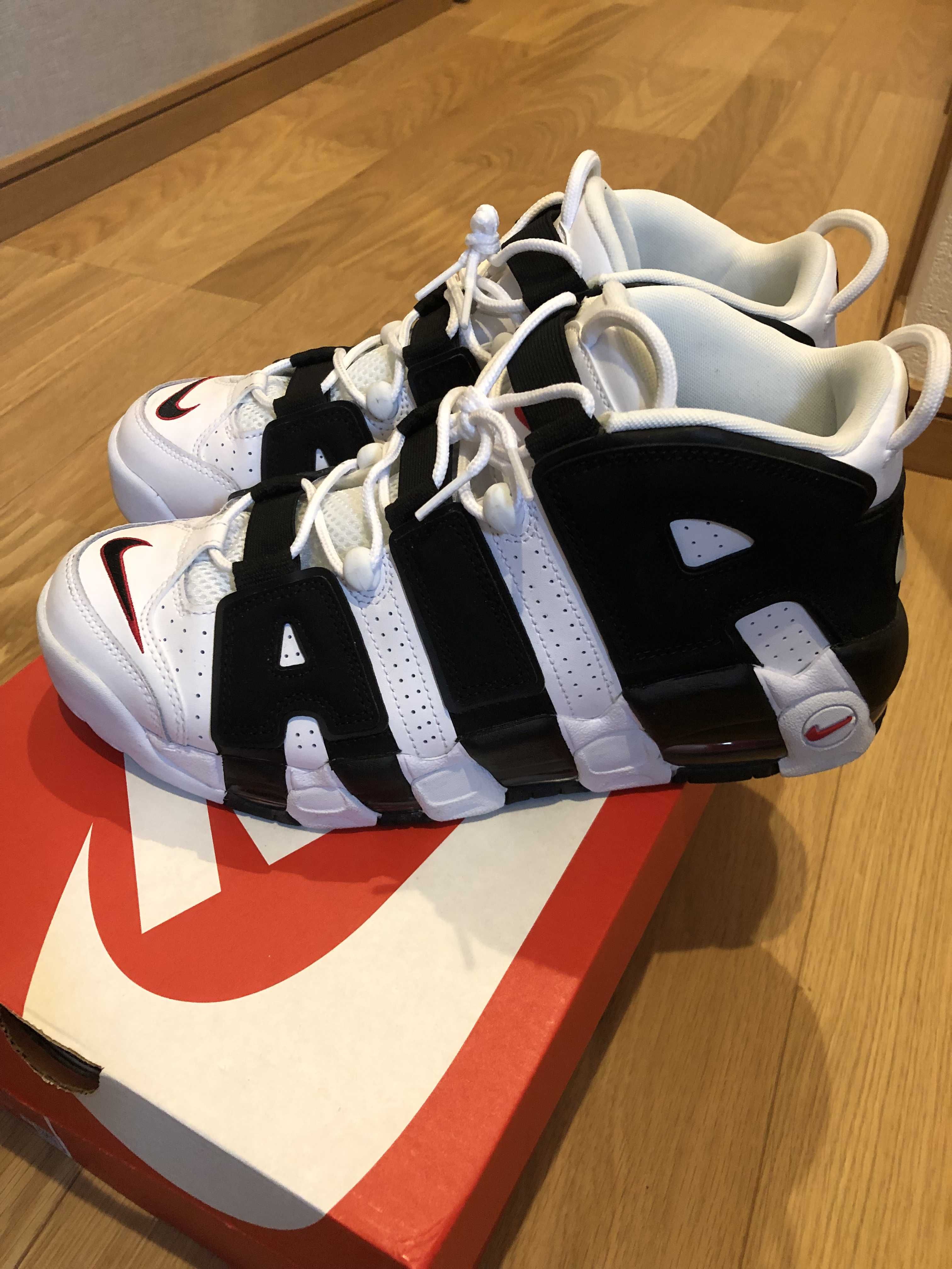 Nike Air More up Tempo "White/Black/University Red"(~2018)