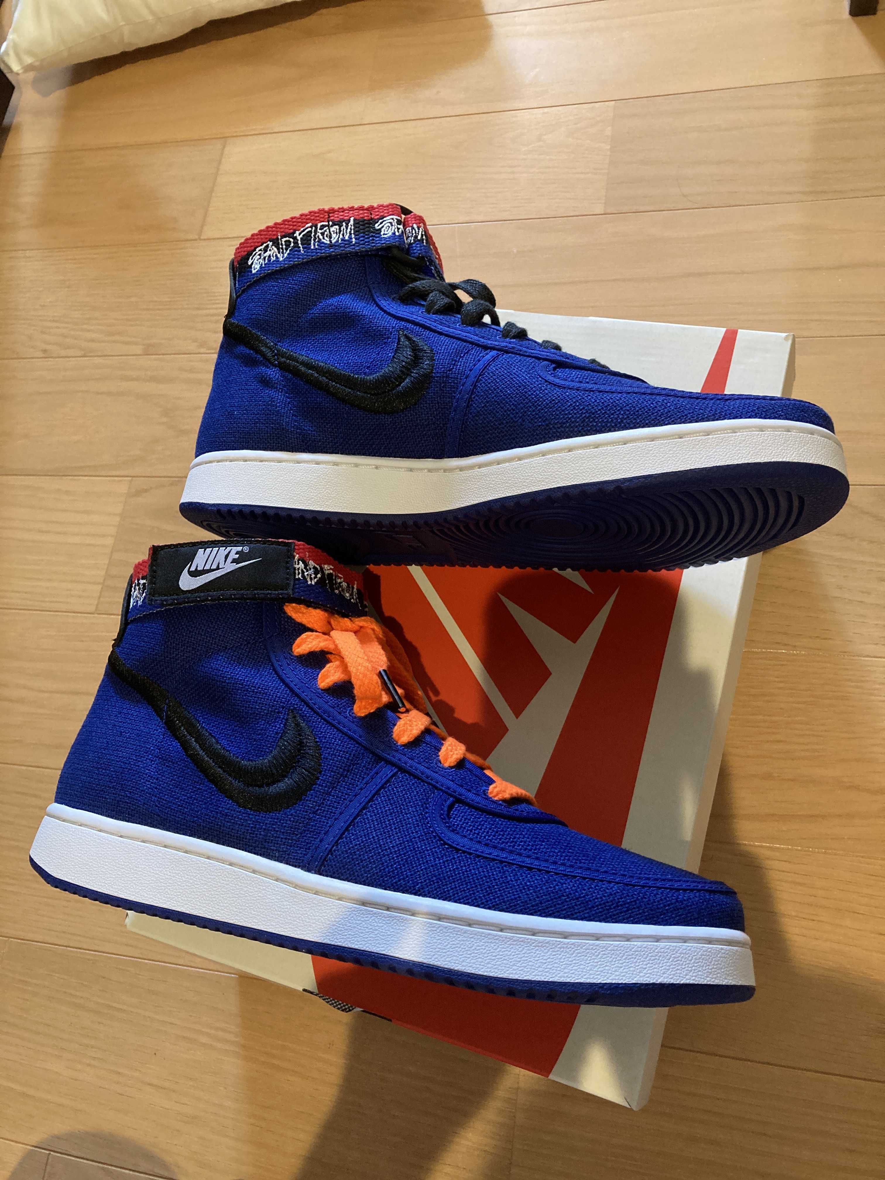 Stussy × Nike Vandal High "Deep Royal Blue"