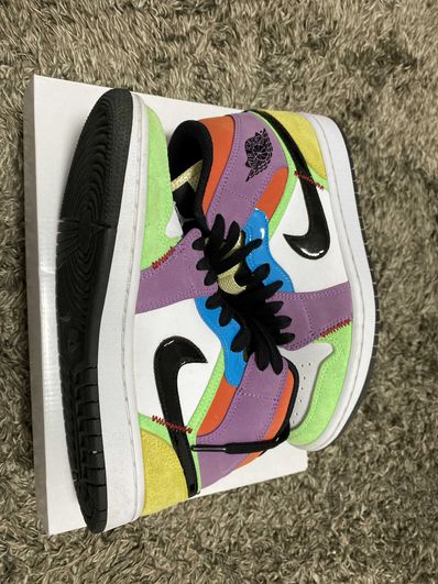 Nike Women's Air Jordan 1 Mid "Multi Color"