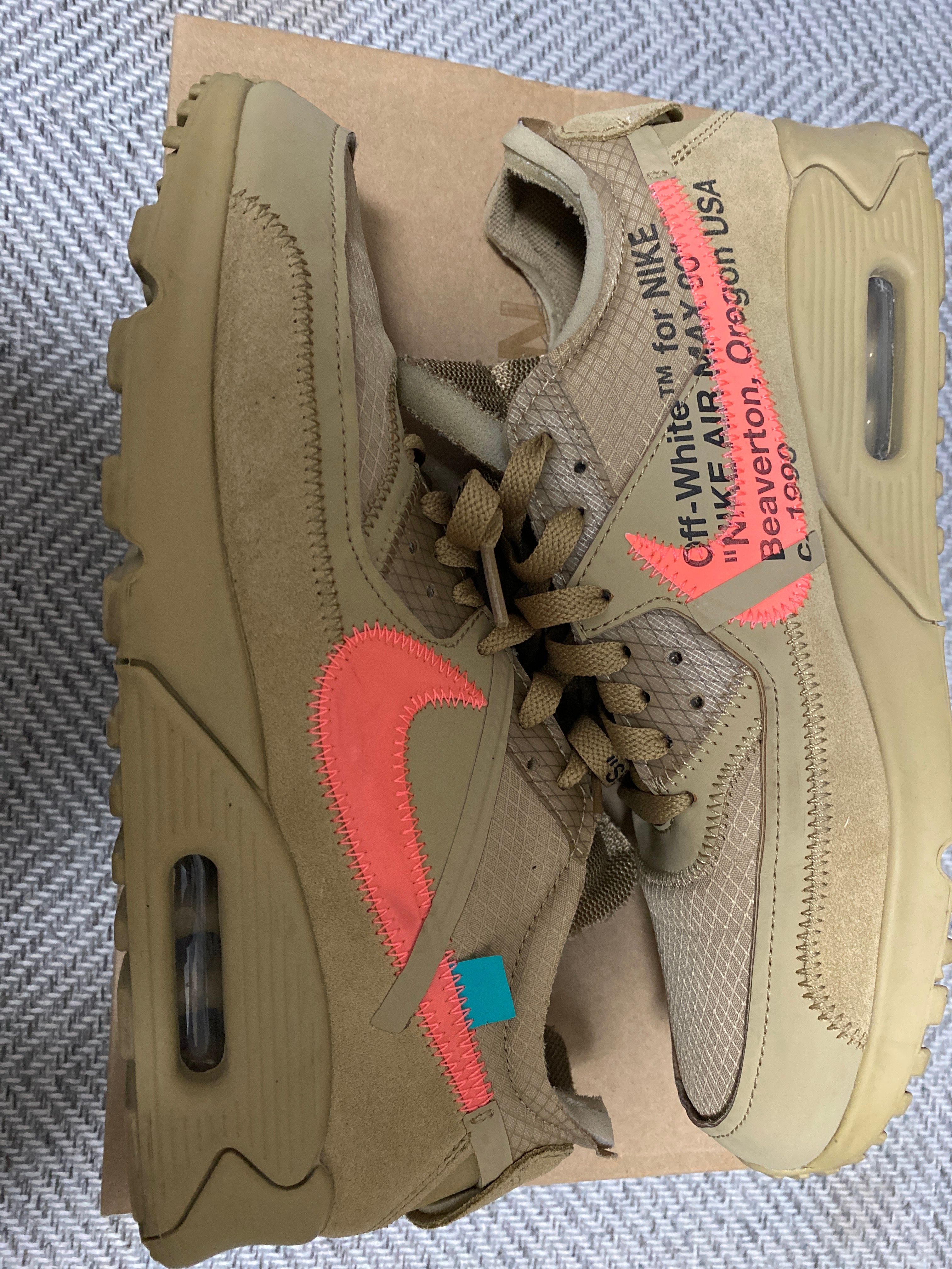 Off-White × Nike Air Max 90 "Desert Ore"