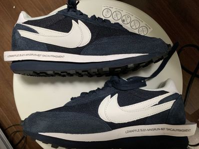 Fragment × sacai × Nike LD Waffle "Blackended Blue"