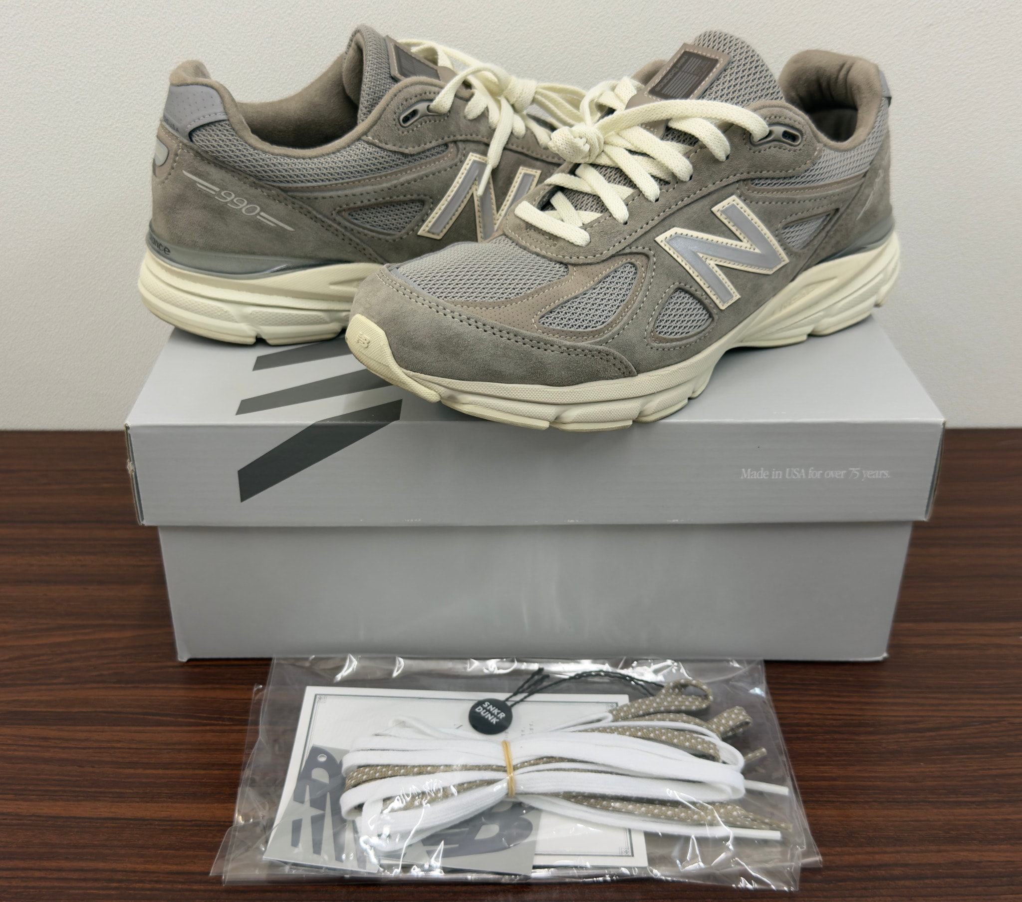 KITH × New Balance 990V4 "Moonrock"