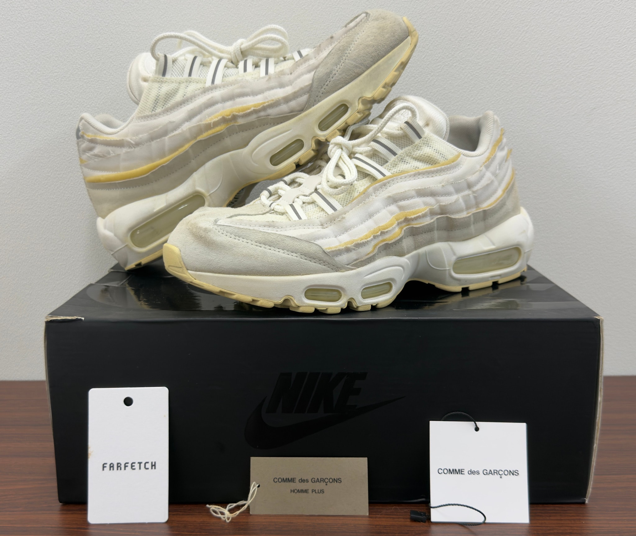 COMME des GARCONS × Nike Air Max 95 "White"