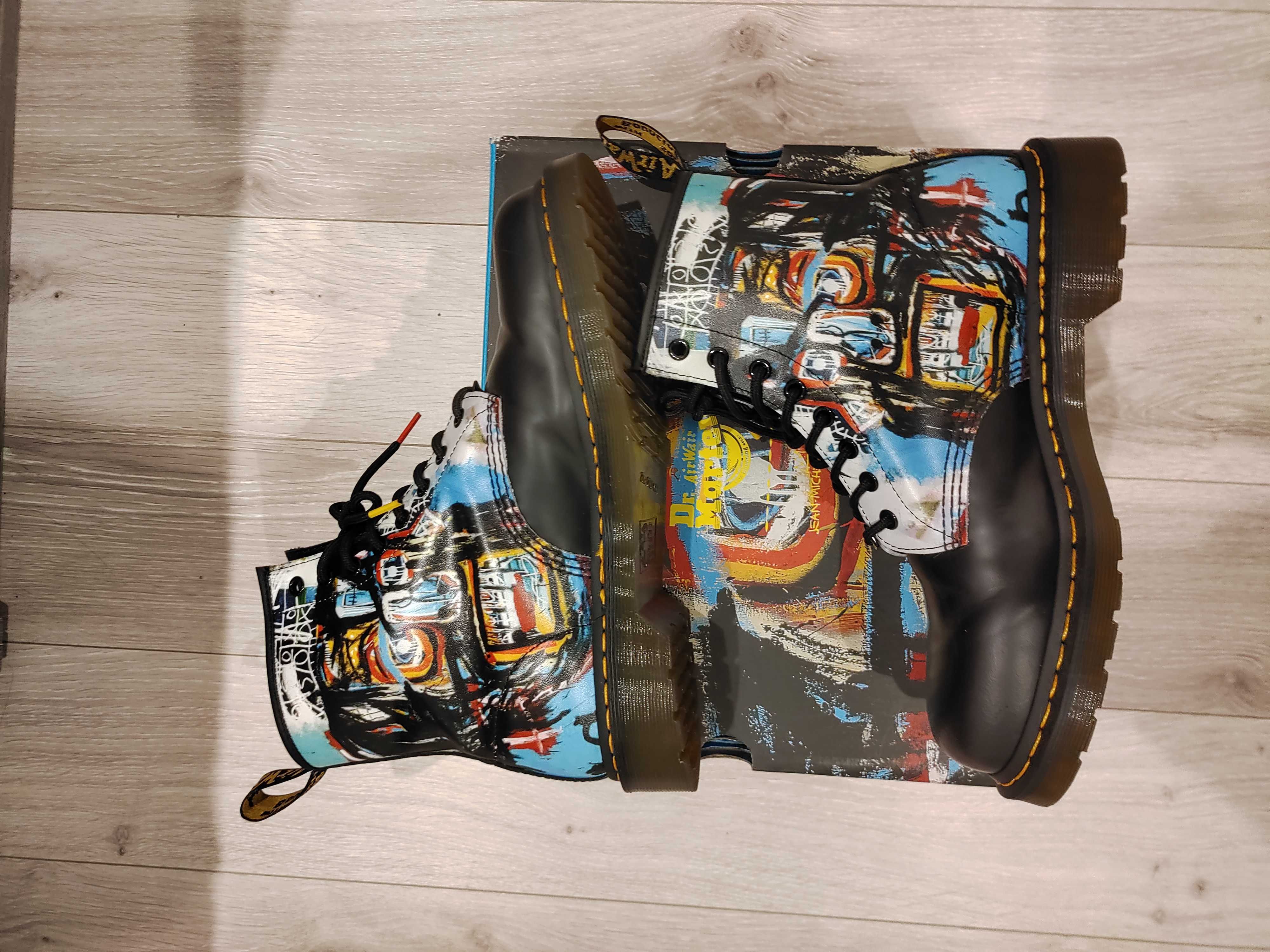 BASQUIAT × Dr.Martens 1460 II 8EYE SHOE "Black"