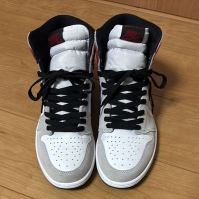 Nike Air Jordan 1 High OG "White/Black/Light Smoke Grey"