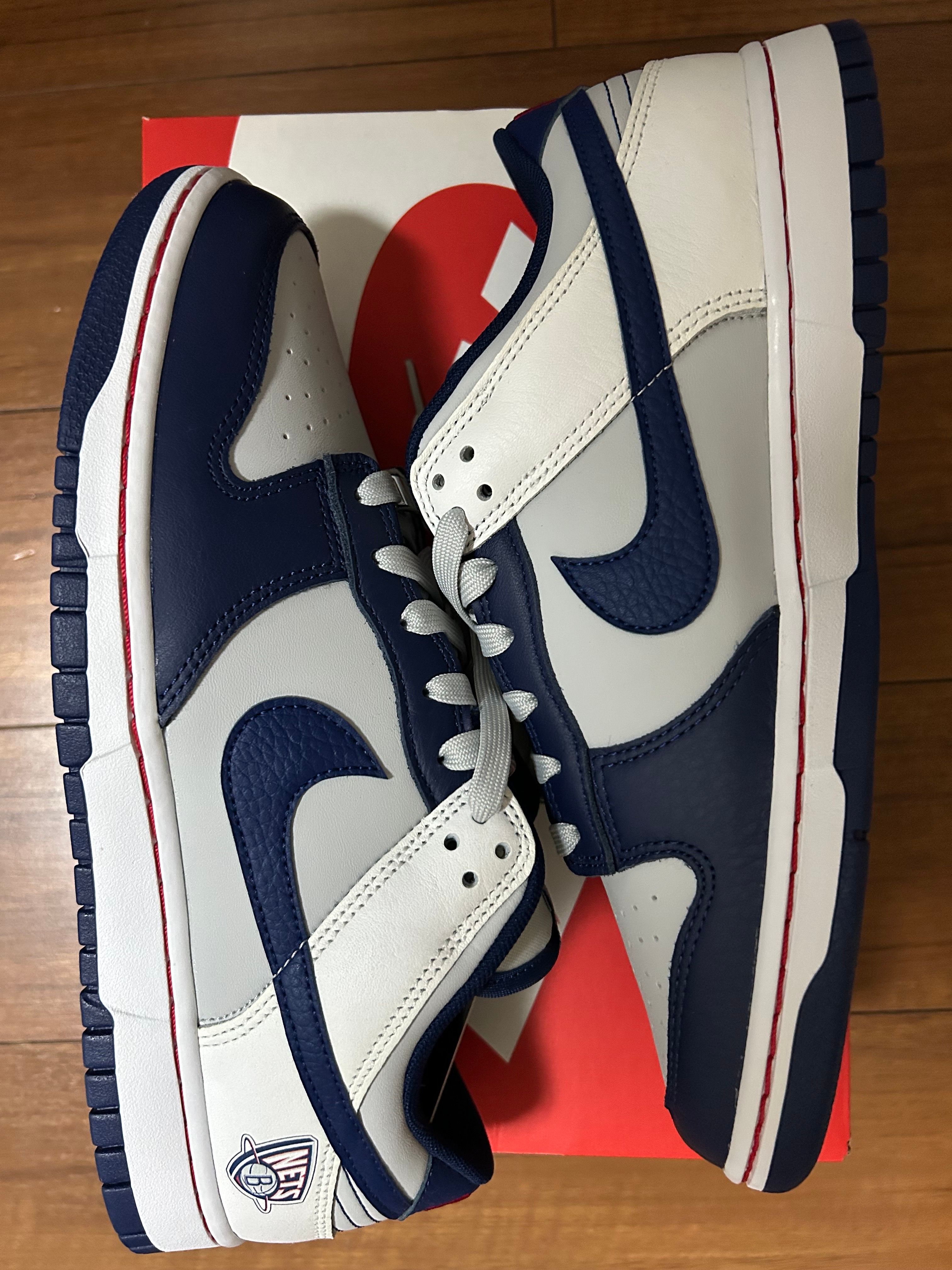 NBA × Nike Dunk Low EMB 75th Anniversary "Nets"