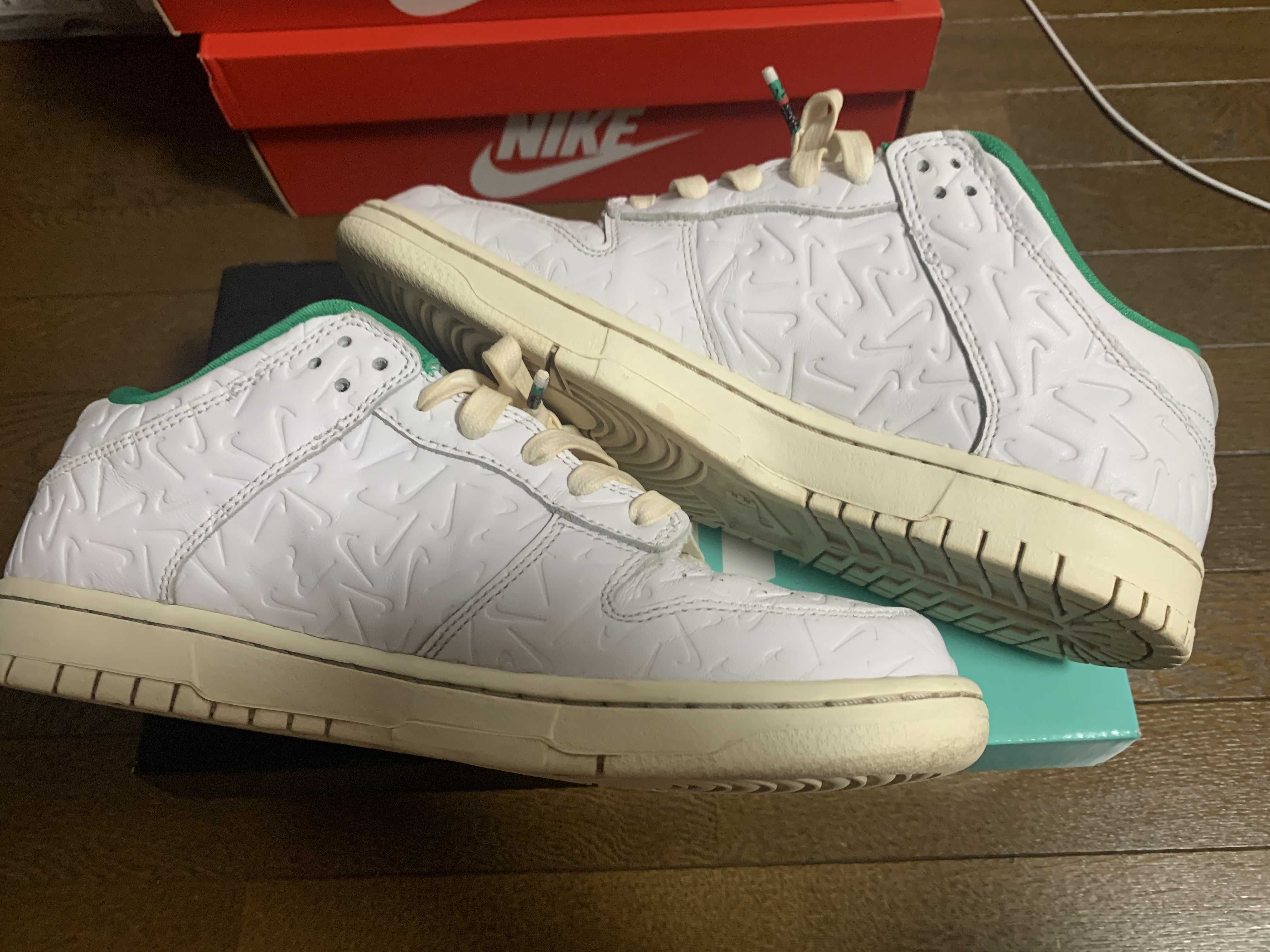 BEN-G × Nike SB Dunk Low "White/Green"