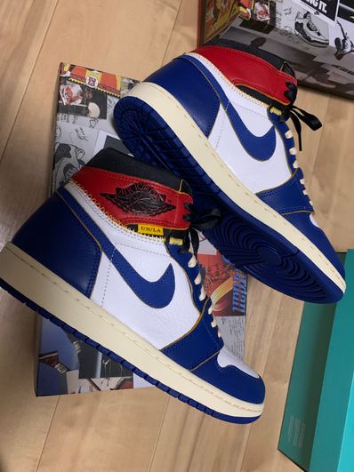 Union × Nike Air Jordan 1 Retro High OG NRG "Storm Blue/Varsity Red"