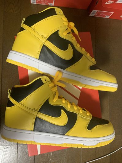 Nike Dunk High "Black/Varsity Maize"