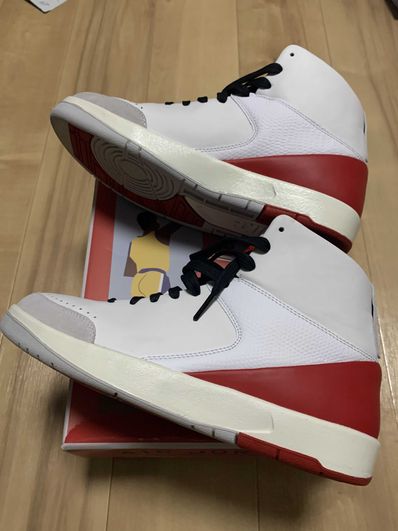 Nina Chanel Abney × Nike Women's Air Jordan 2 High "White and Gym Red"