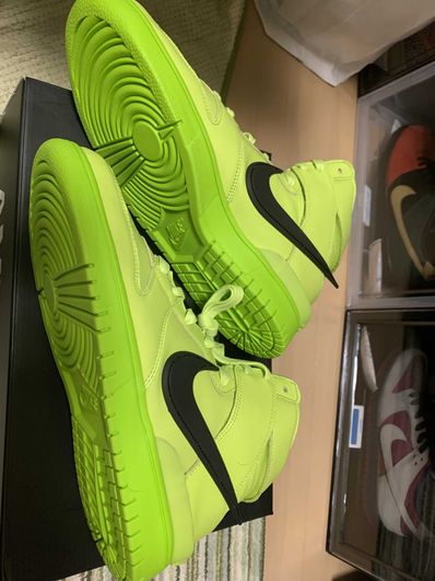 AMBUSH × NIKE DUNK HIGH "FLASH LIME"