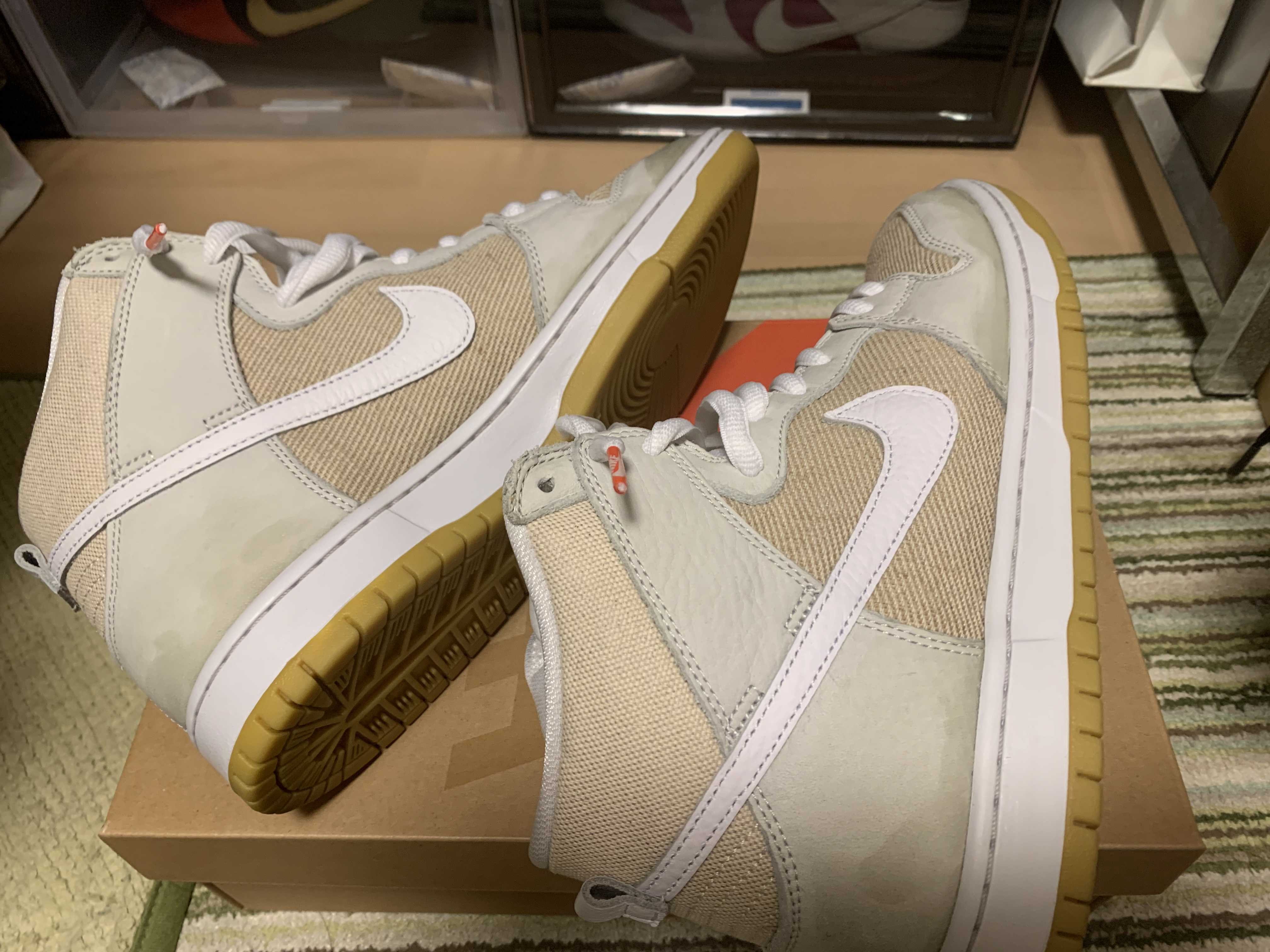 Nike SB Dunk High Pro ISO "Orange Label Unbleached Natural"
