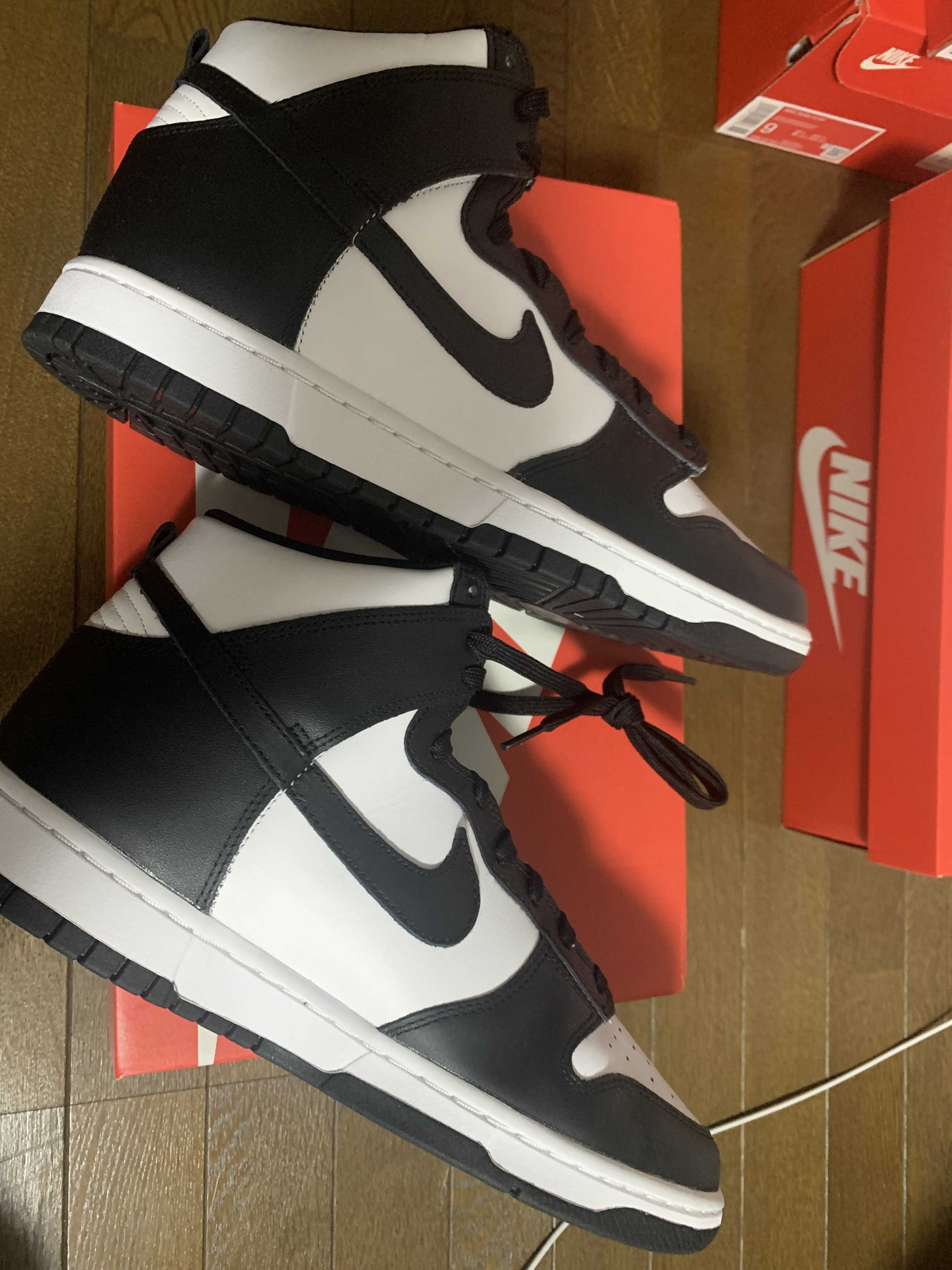 Nike Women's Dunk High "Black and White"