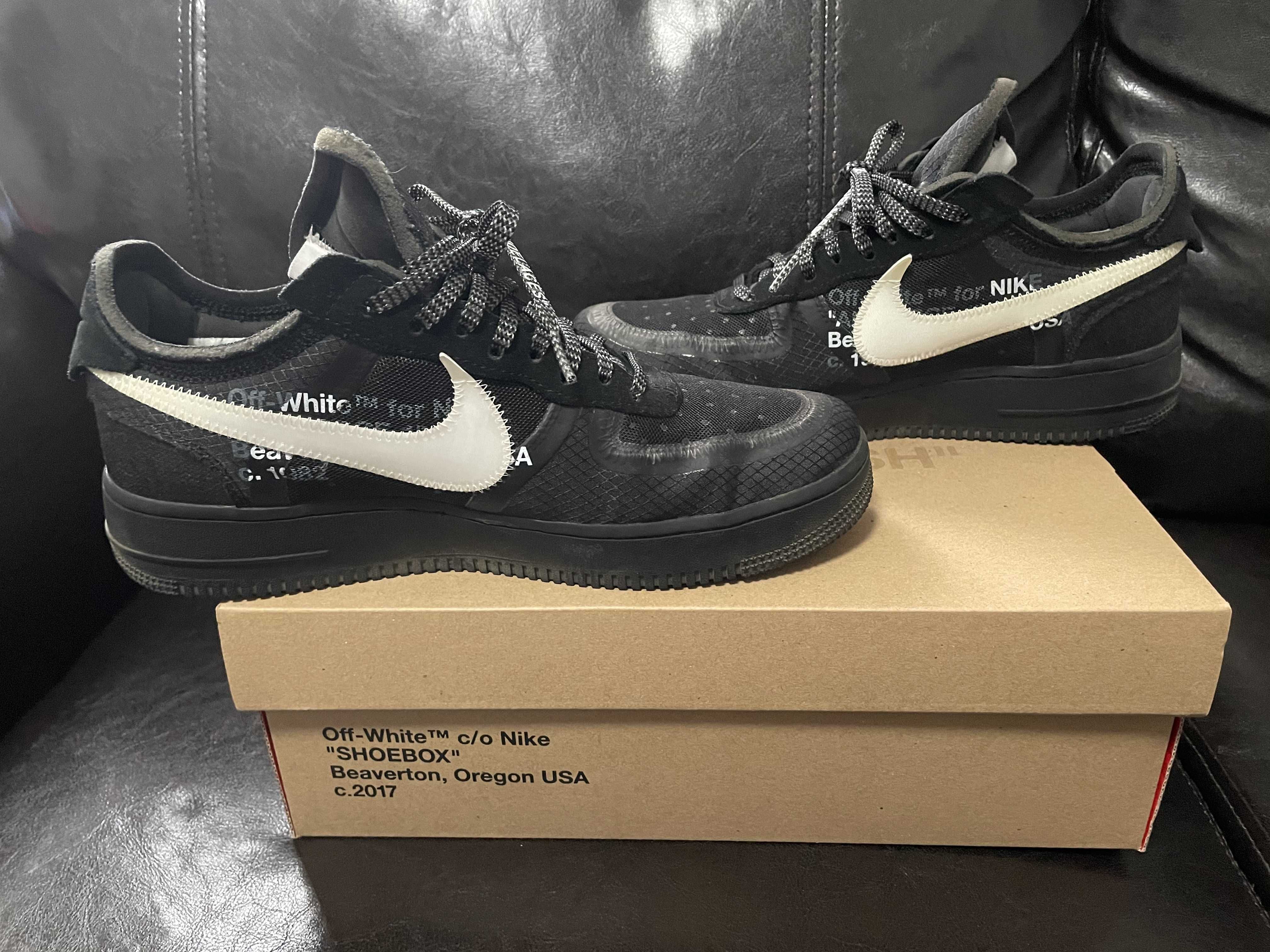 Off-White × Nike Air Force 1 Low "Black"