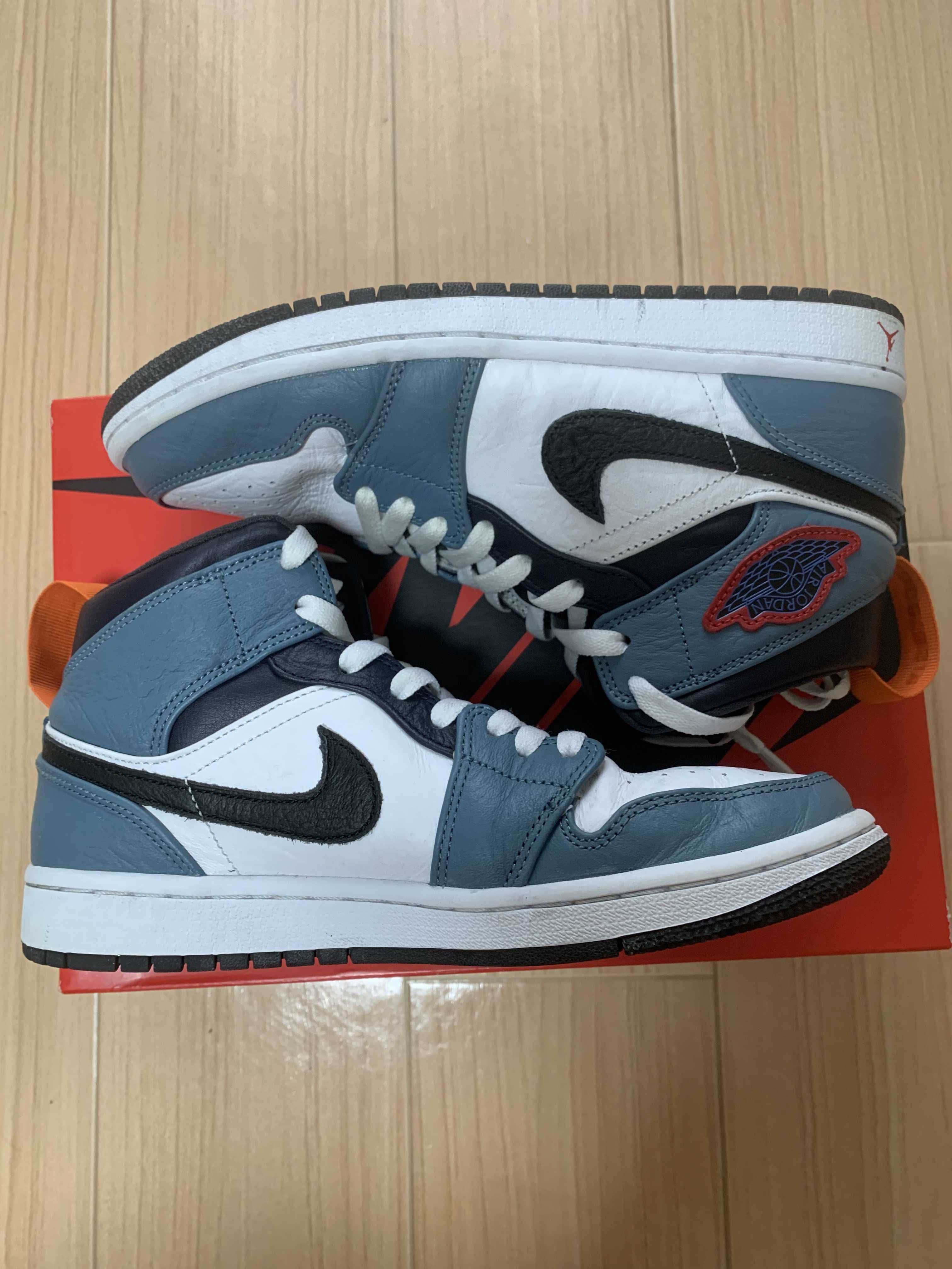 FACETASM × Nike Air Jordan 1 Mid "White/Navy"