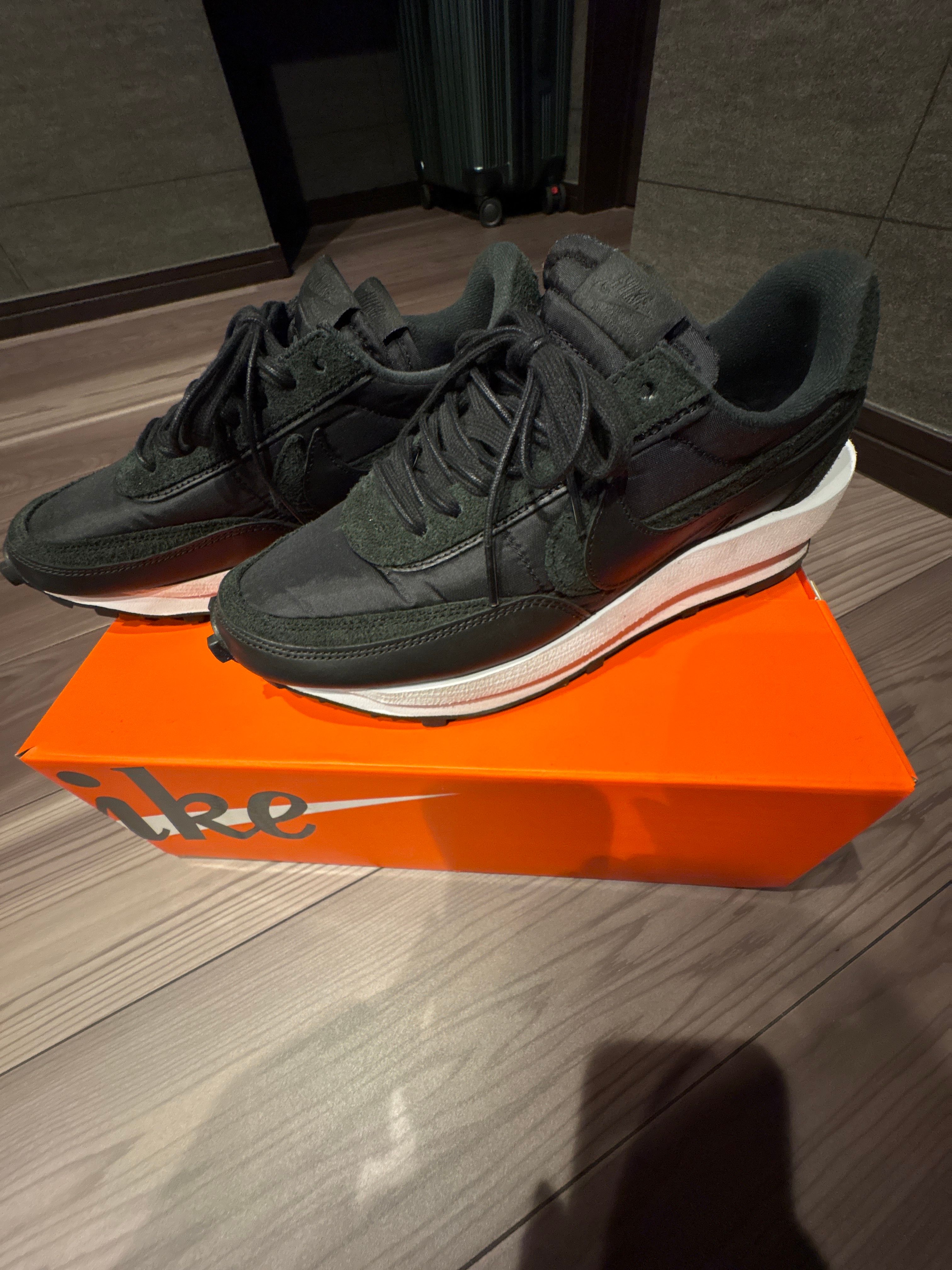 sacai × Nike LDV Waffle "Triple Black"