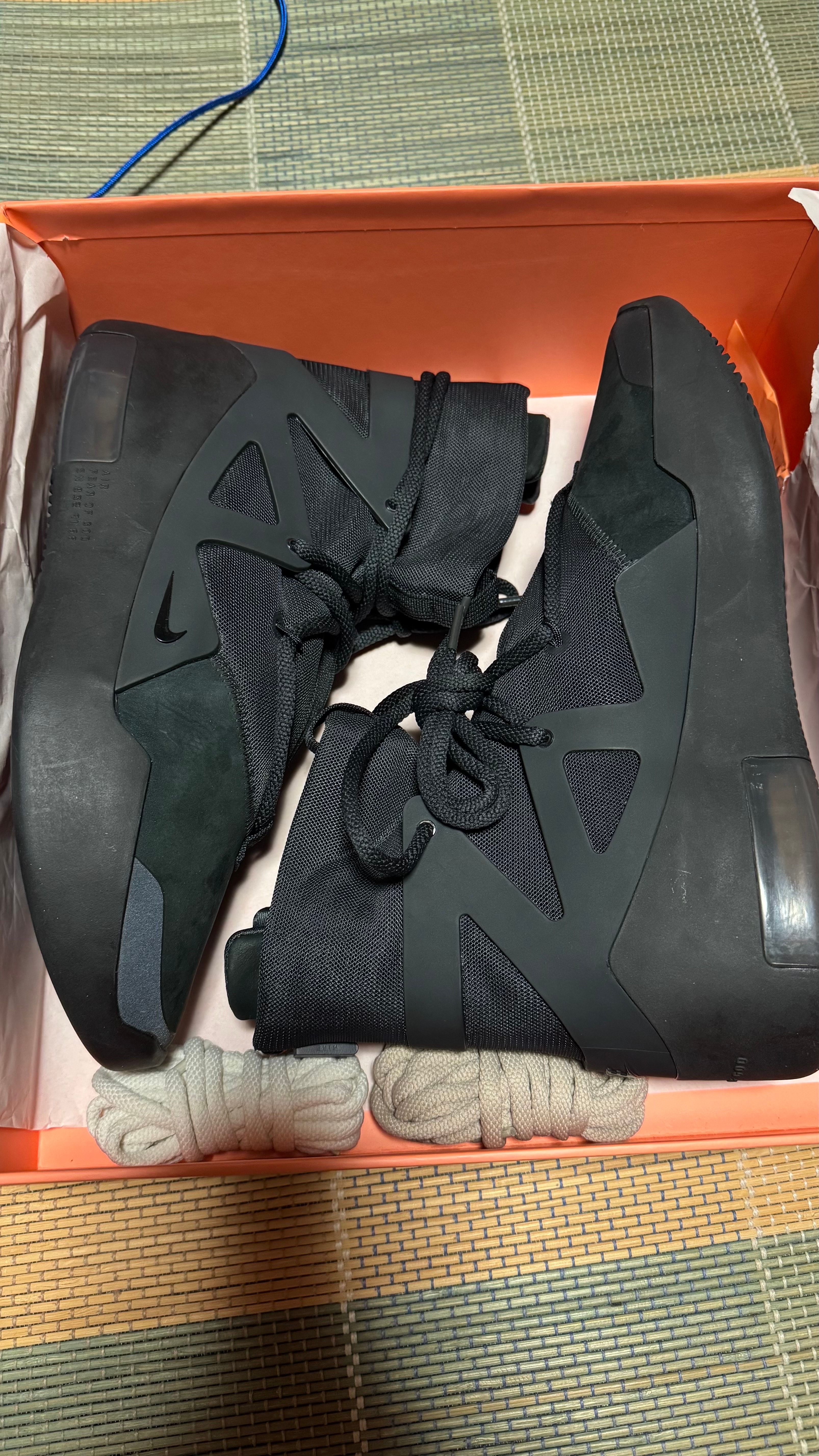 Fear Of God × Nike Air 1 "Triple Black"