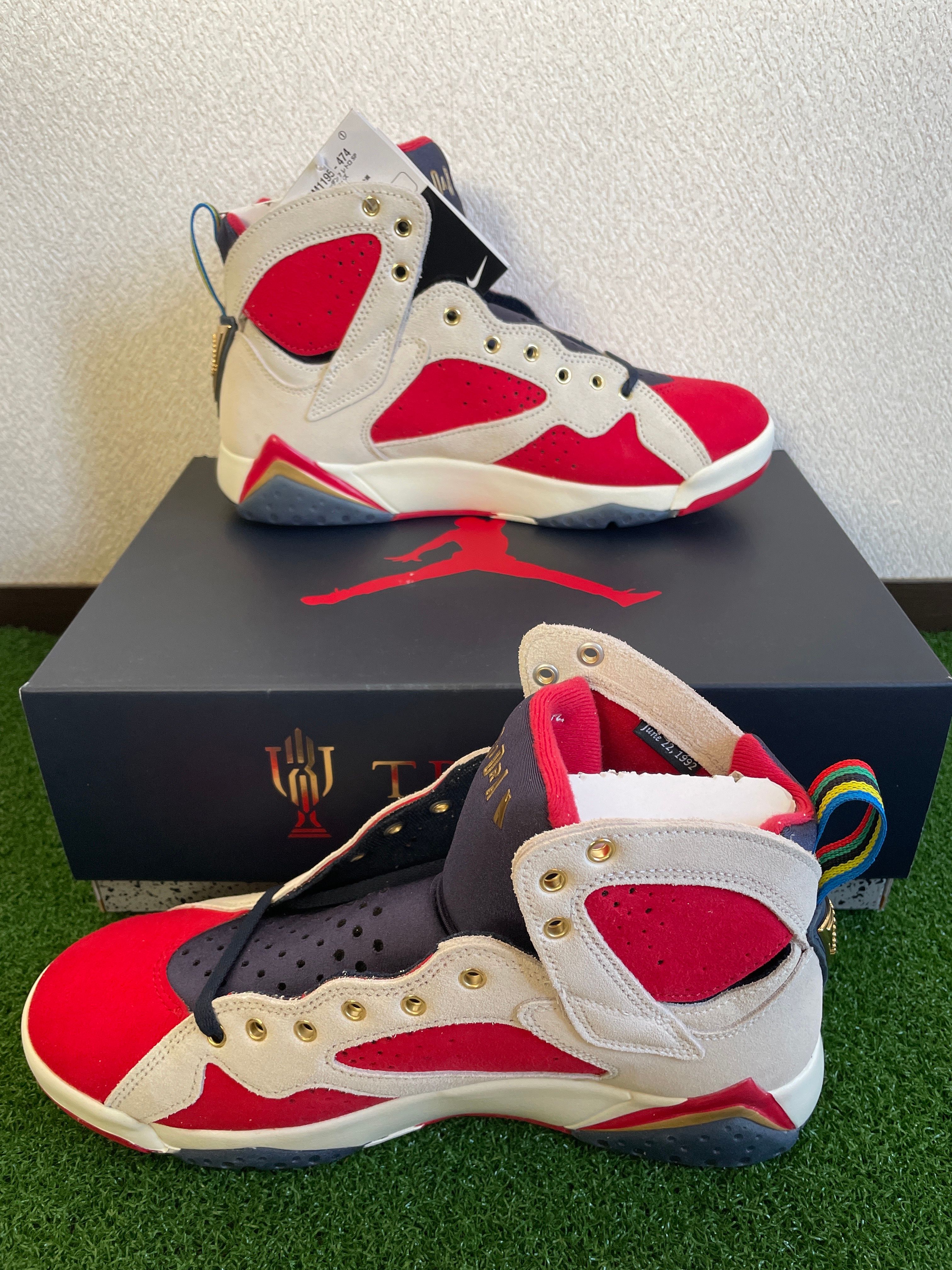 Trophy Room × Nike Air Jordan 7 "True Red and Obsidian"