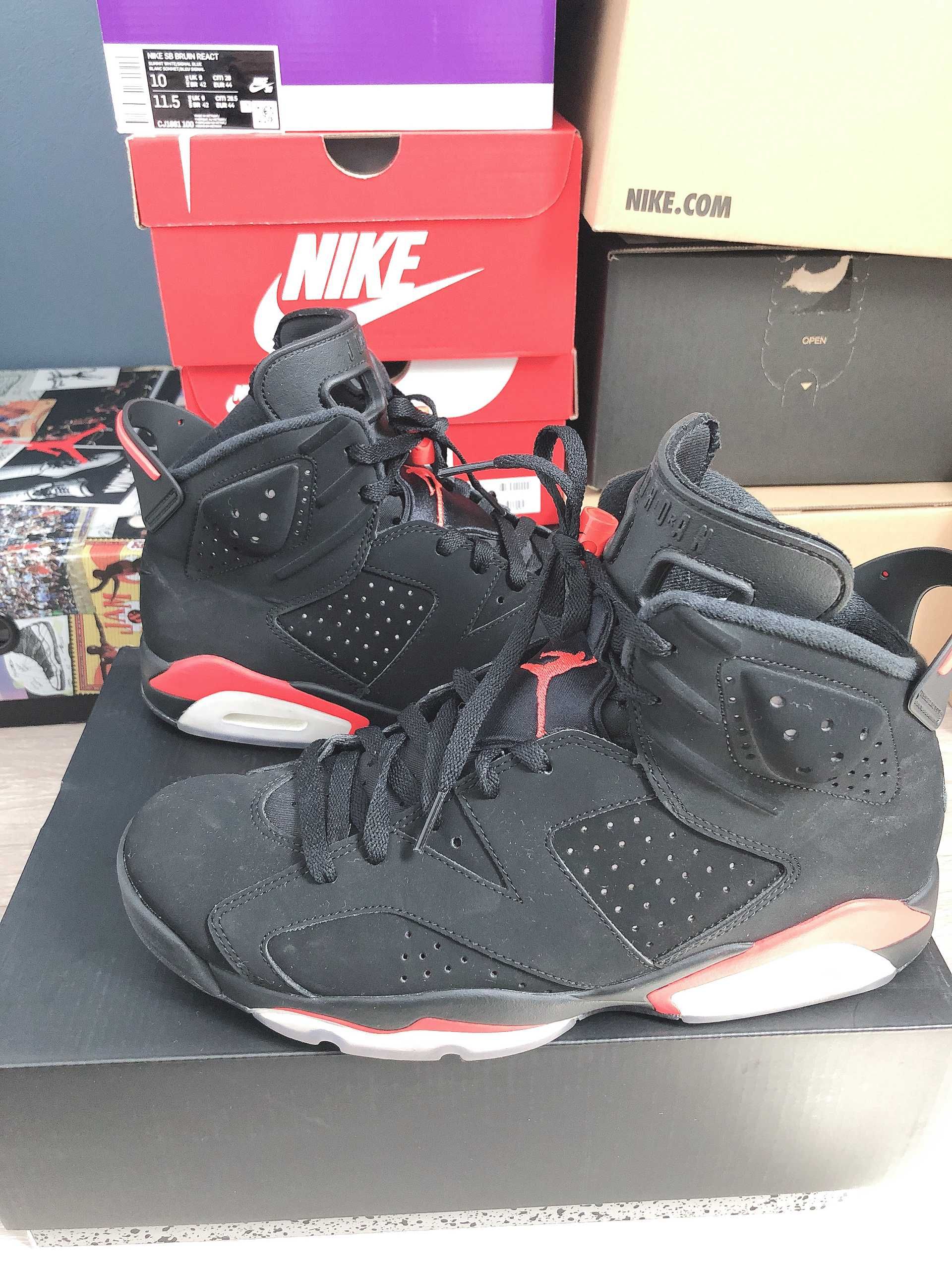 Nike Air Jordan 6 Retro OG "Black/Infrared"