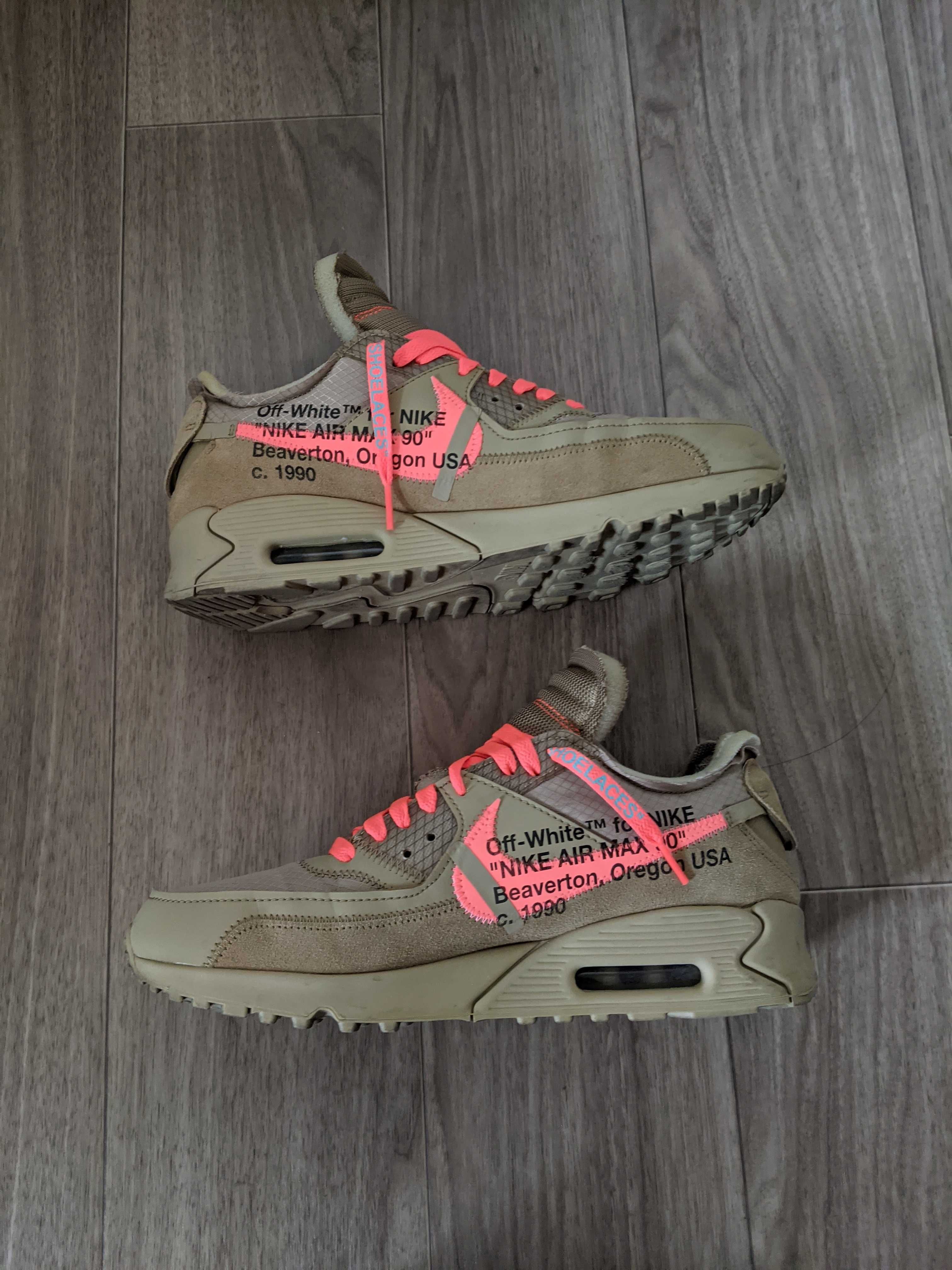 Off-White × Nike Air Max 90 "Desert Ore"