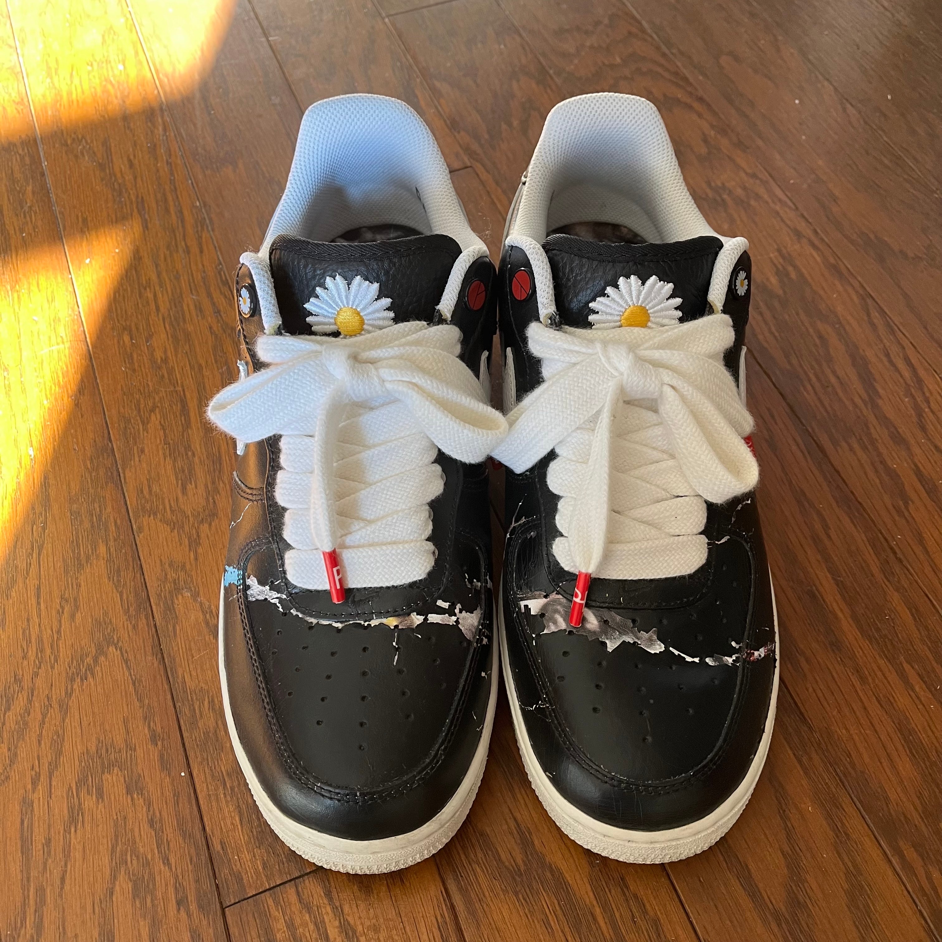 ピースマイナスワン × ナイキ エアフォース1 ロー パラノイズ "ブラック" / ジードラゴン