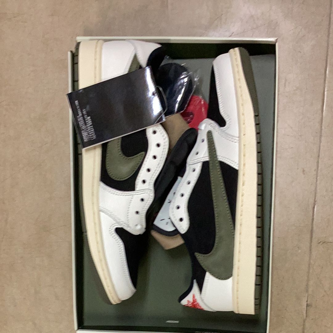Travis Scott × Nike Women's Air Jordan 1 Low OG "Medium Olive"