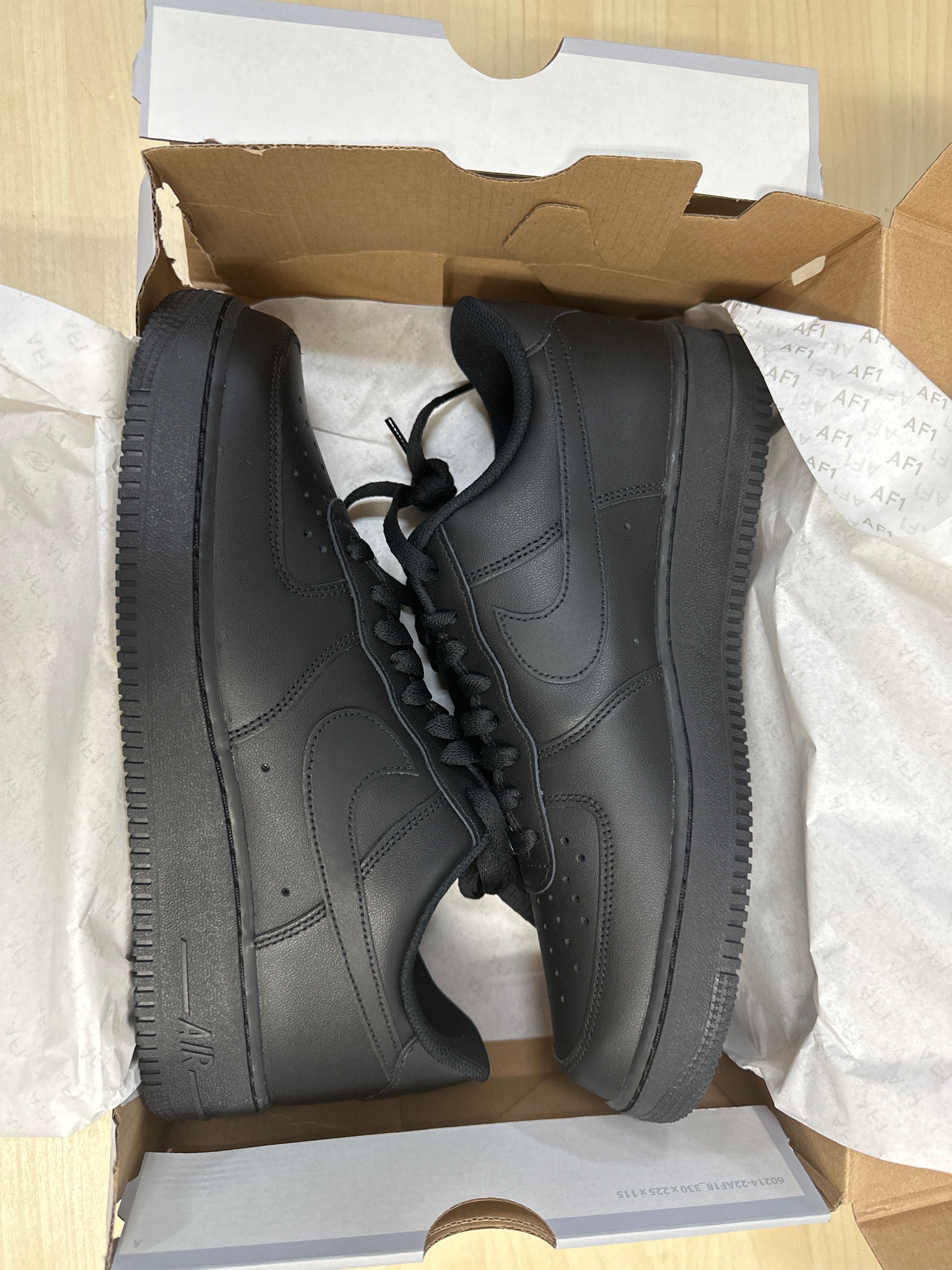 Nike Air Force 1 Low '07 "Black/Black"
