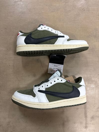 Travis Scott × Nike Air Jordan 1 Low OG SP "Reverse Olive"