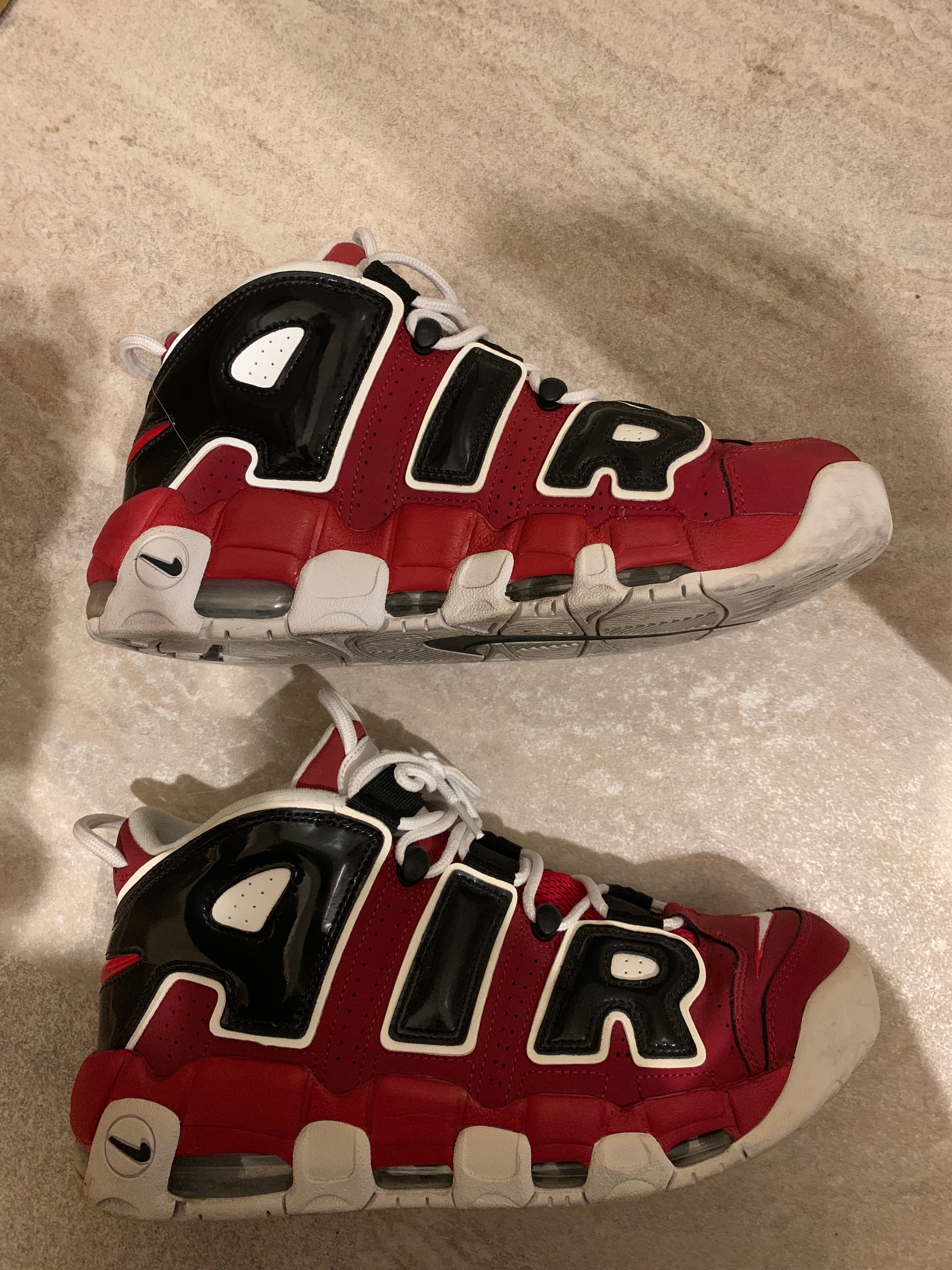 Nike Air More Uptempo ’96 "Black and Varsity Red" (2021)