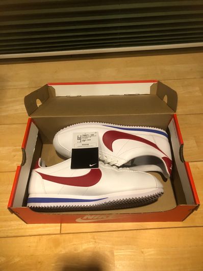 Nike Classic Cortez Leather "White/Varsity Red"