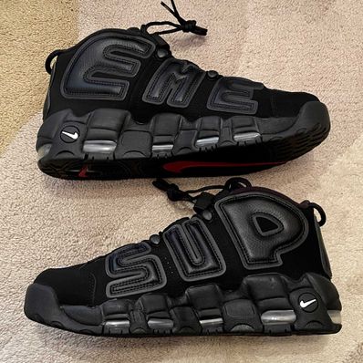 Supreme × Nike Air More Uptempo "Black"