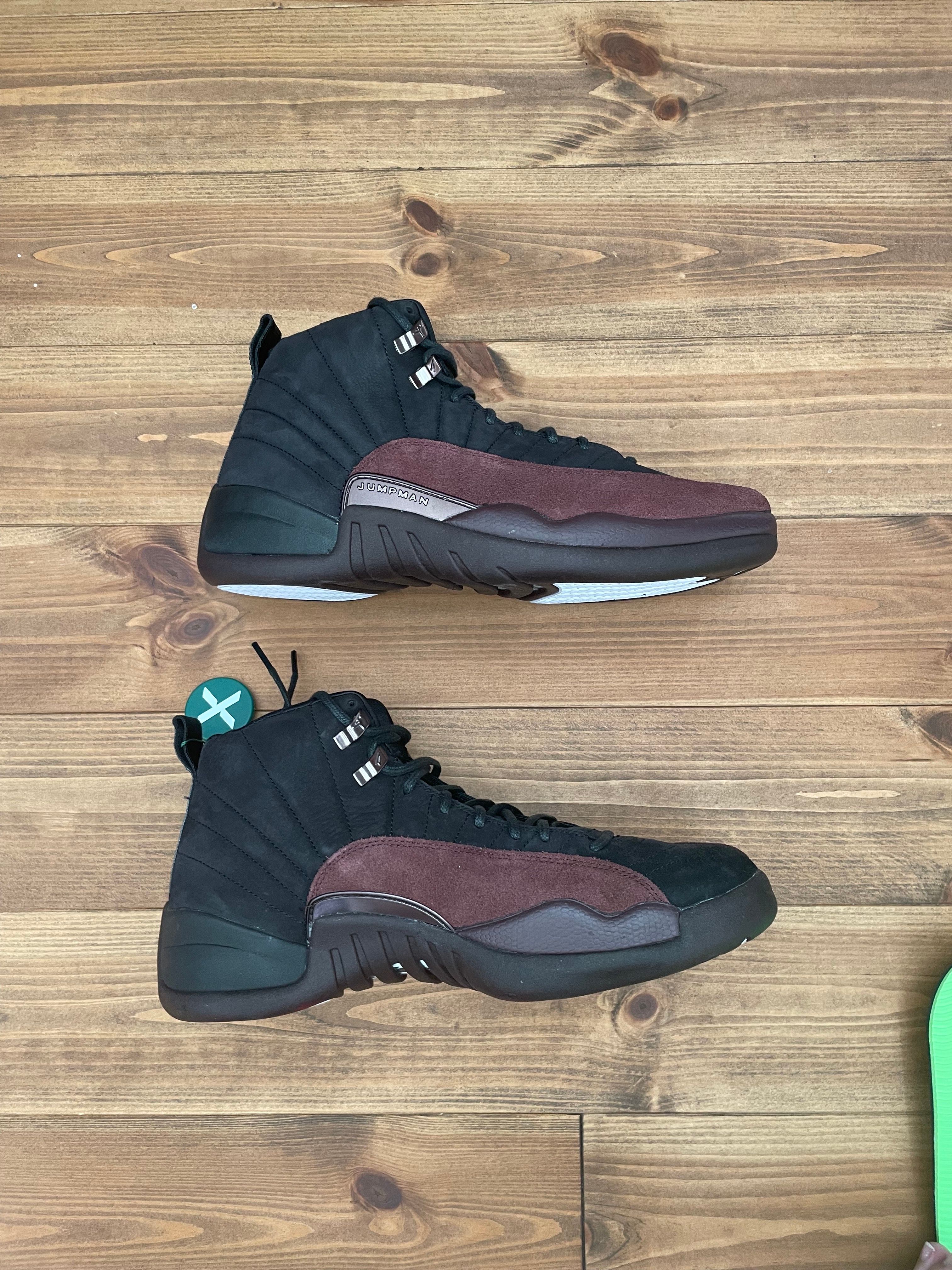 A Ma Maniere × Nike Women's Air Jordan 12 "Black and Burgundy Crush"