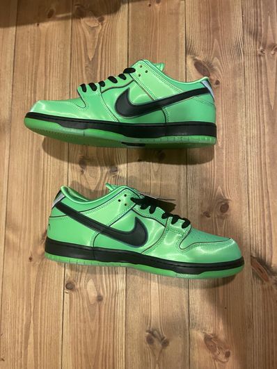 The Powerpuff Girls × Nike SB Dunk Low Pro QS "Buttercup"