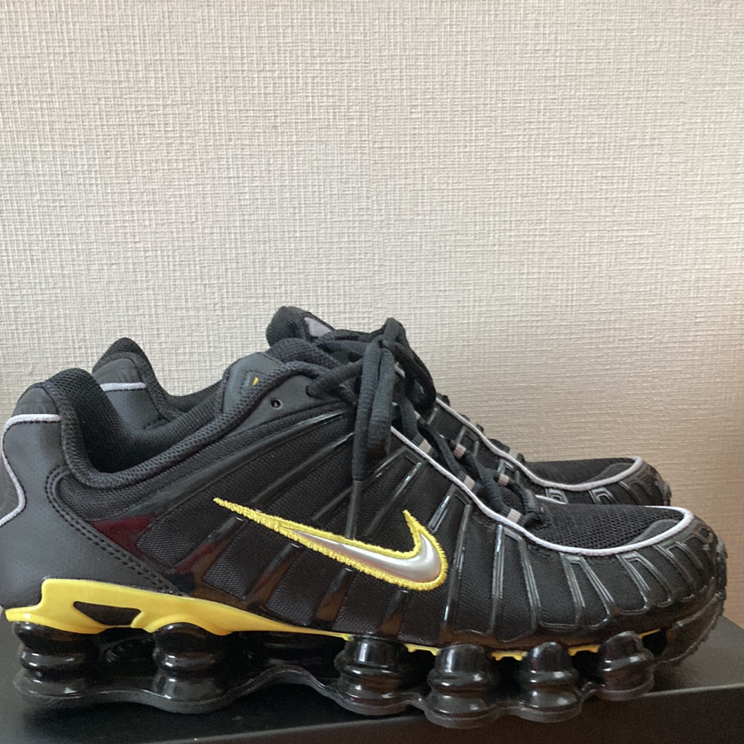 Nike Shox TL "Black/Dynamic Yellow/Metallic Silver"