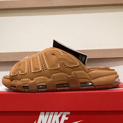Nike Air More Uptempo Slide "Flax" (FZ3113-200/FZ3116-200)