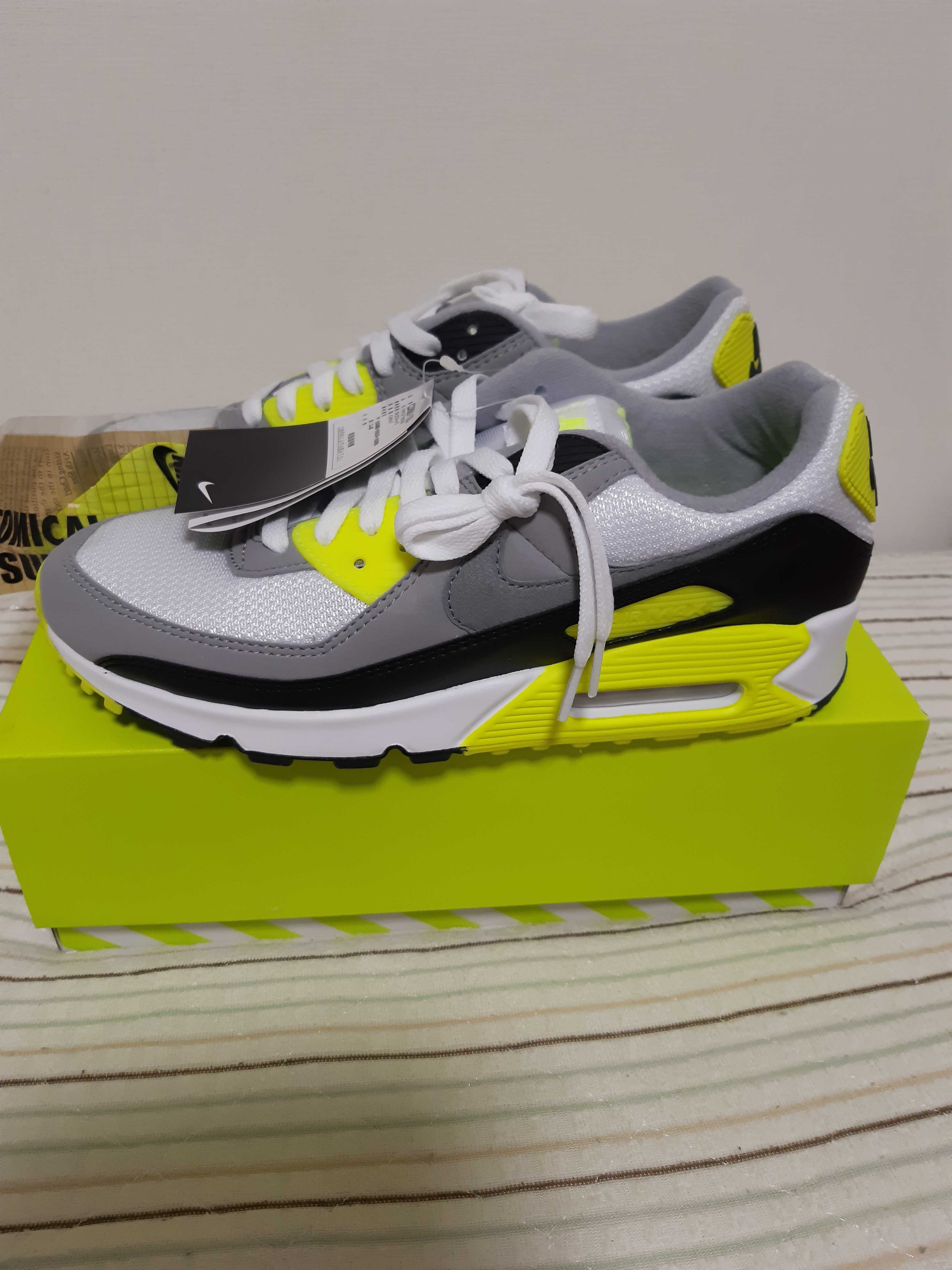 NIKE AIR MAX 90 "VOLT/PARTICLE GREY"