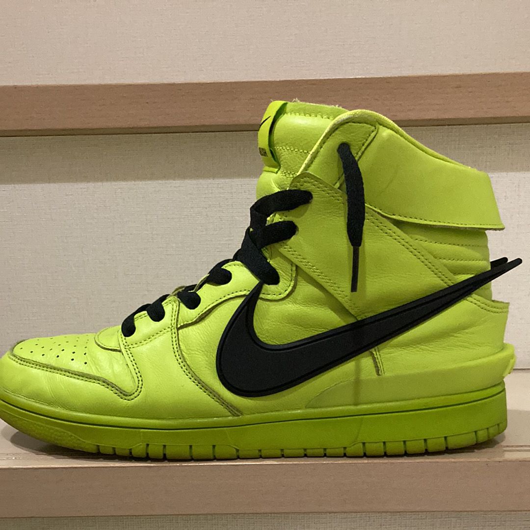 Ambush × Nike Dunk High "Flash Lime"