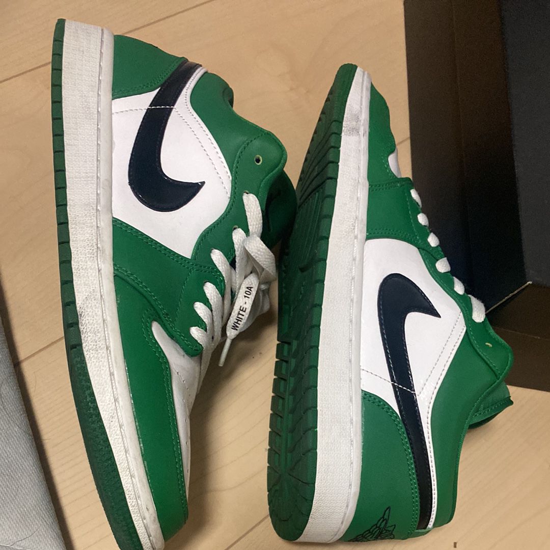 NIKE AIR JORDAN 1 LOW "PINE GREEN/WHITE"