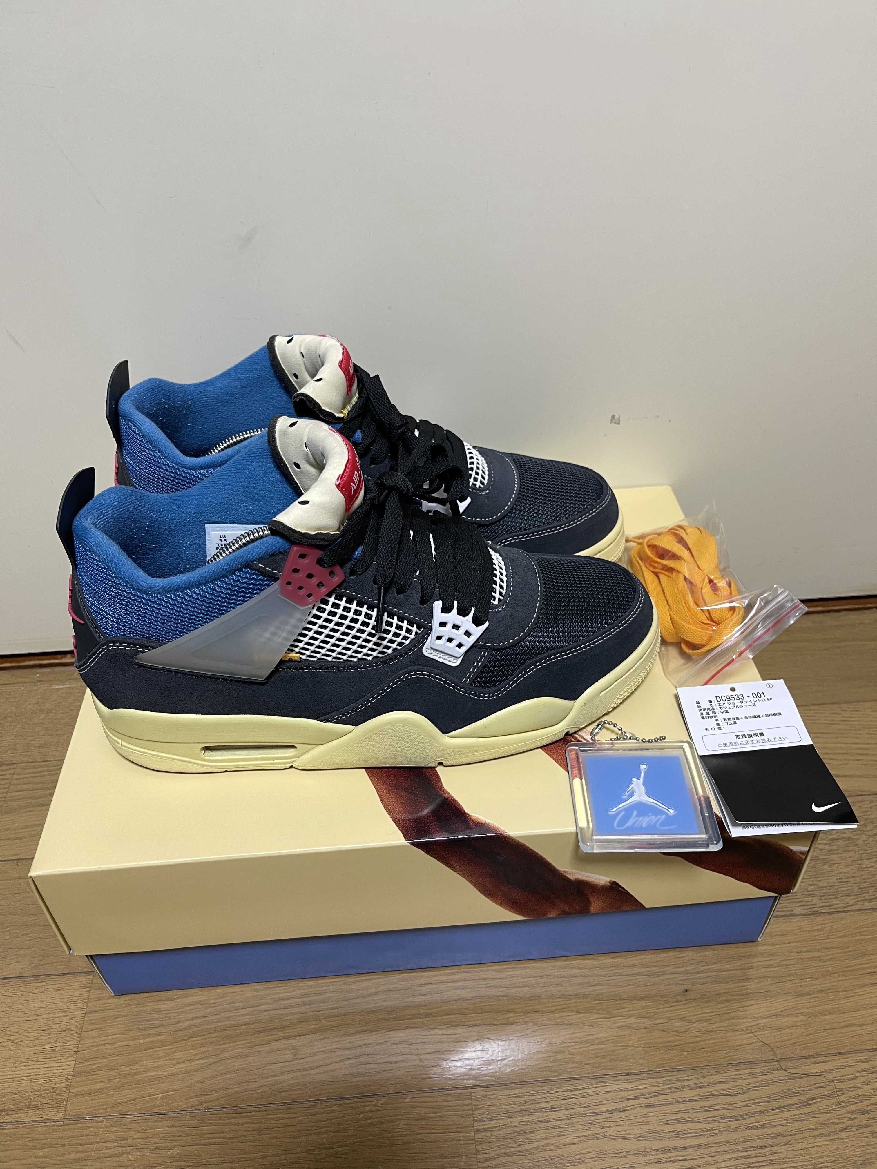 UNION × NIKE AIR JORDAN 4 "OFF NOIR"