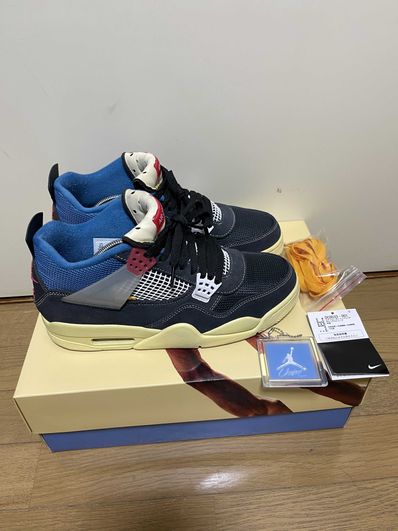 UNION × NIKE AIR JORDAN 4 "OFF NOIR"