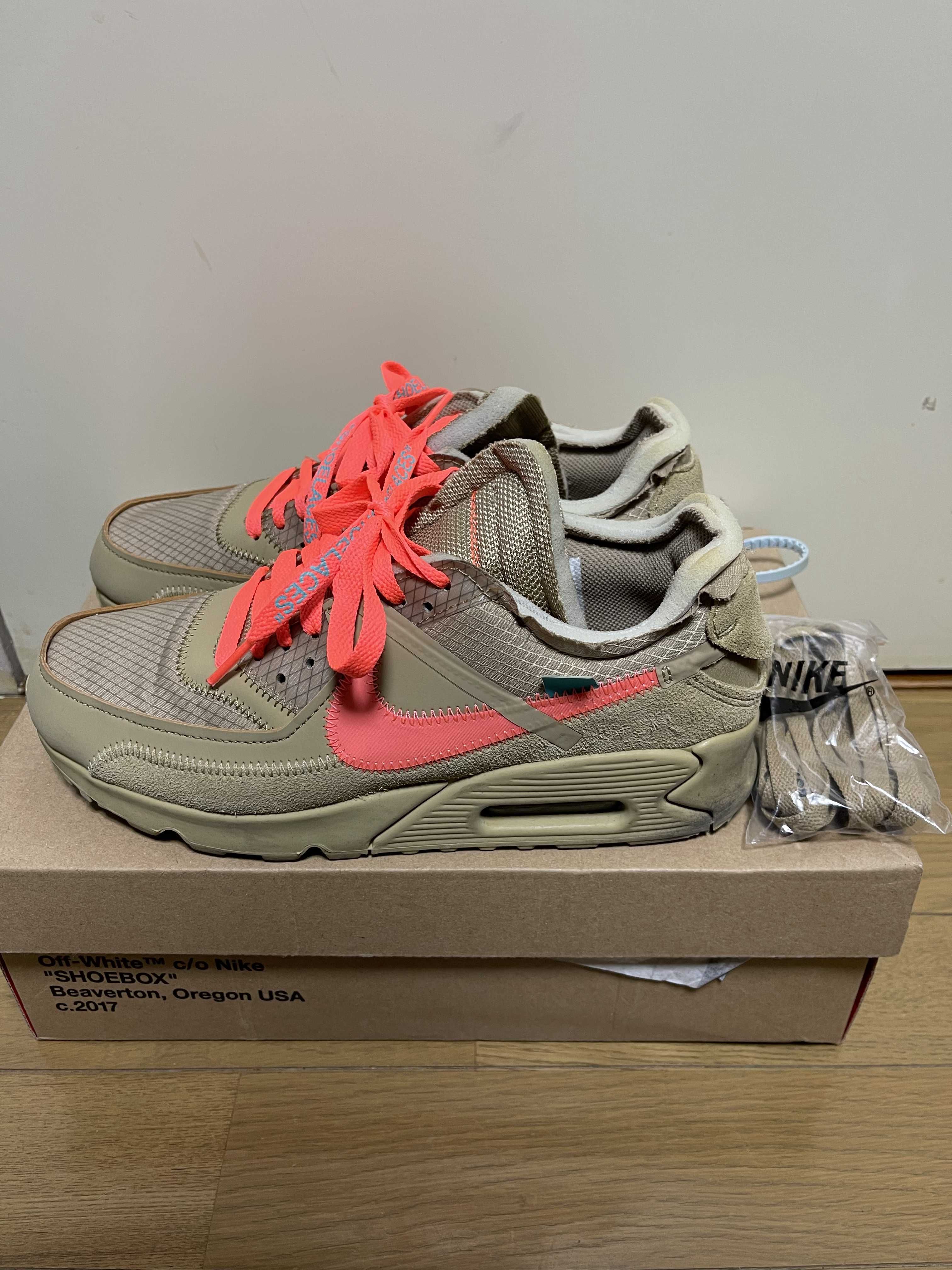 Off-White × Nike Air Max 90 "Desert Ore"